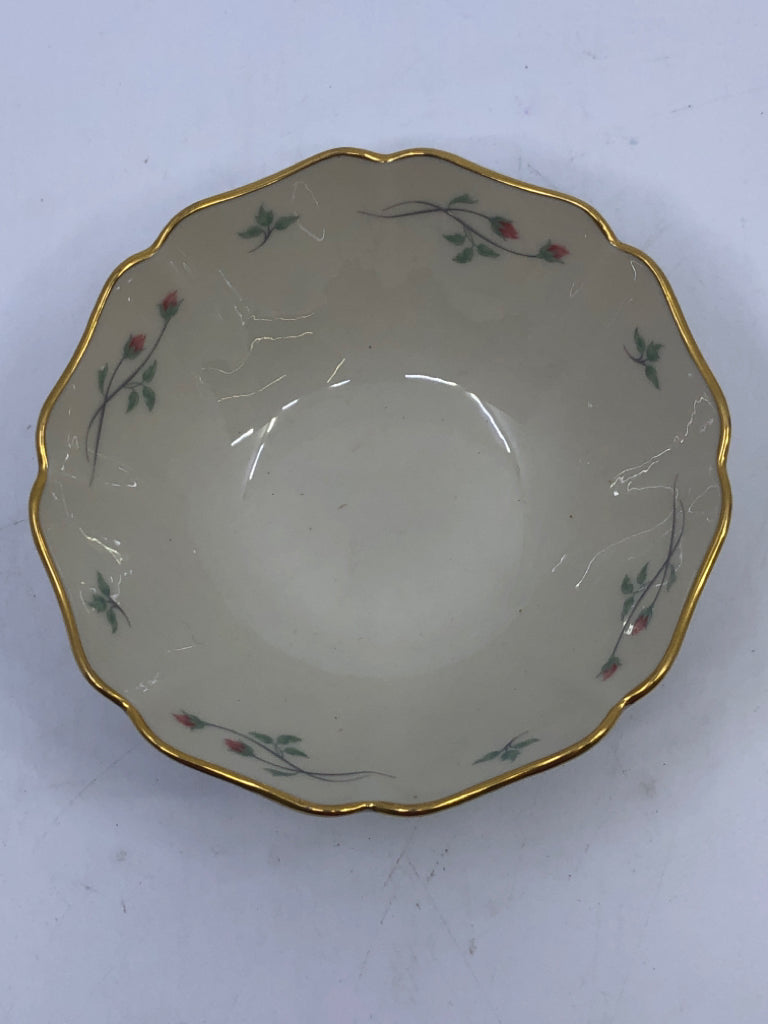 LENOX ROSE MANOR PATTERN BOWL.