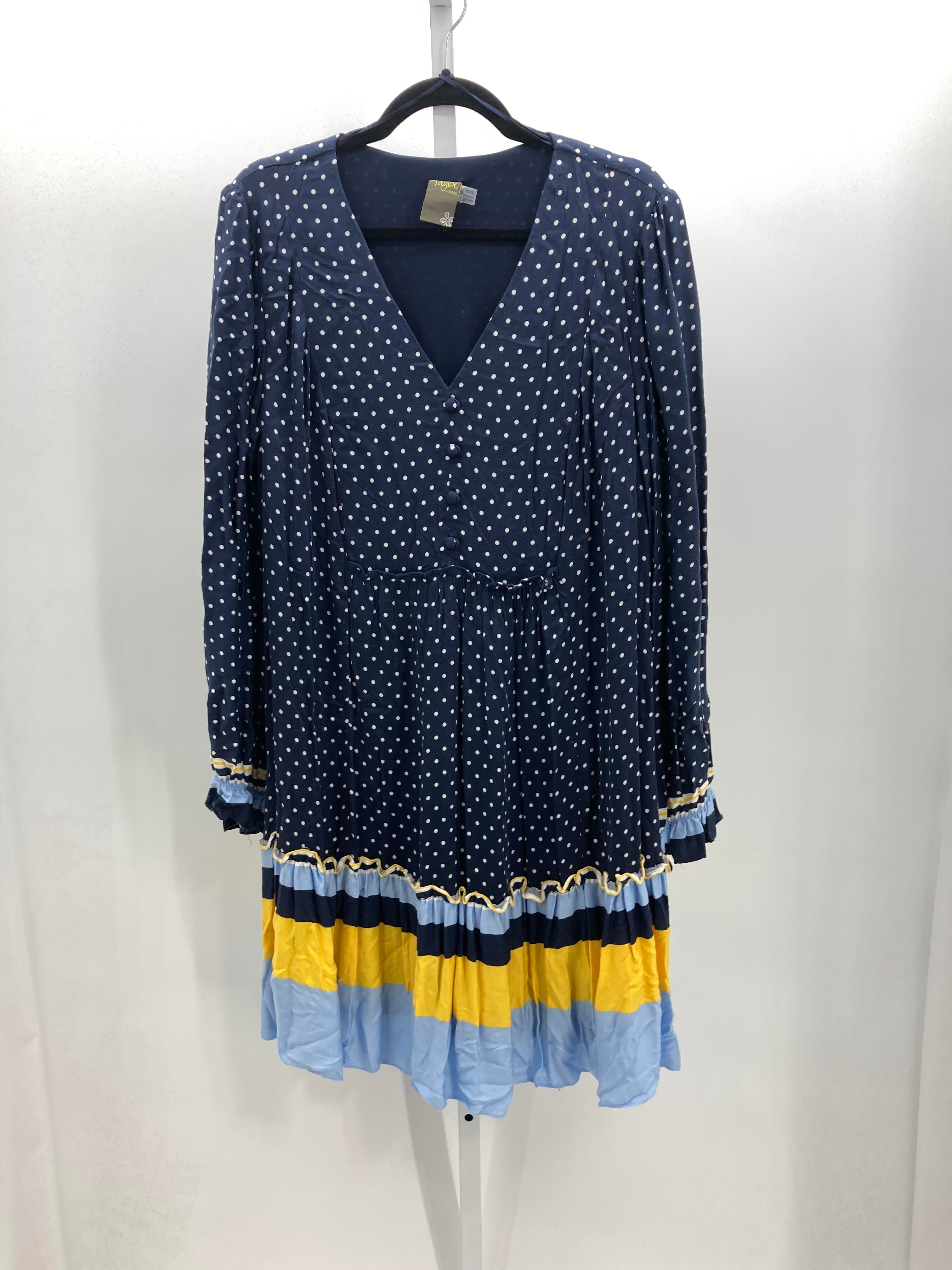 Taylor Size 16 W Womens Long Sleeve Dress