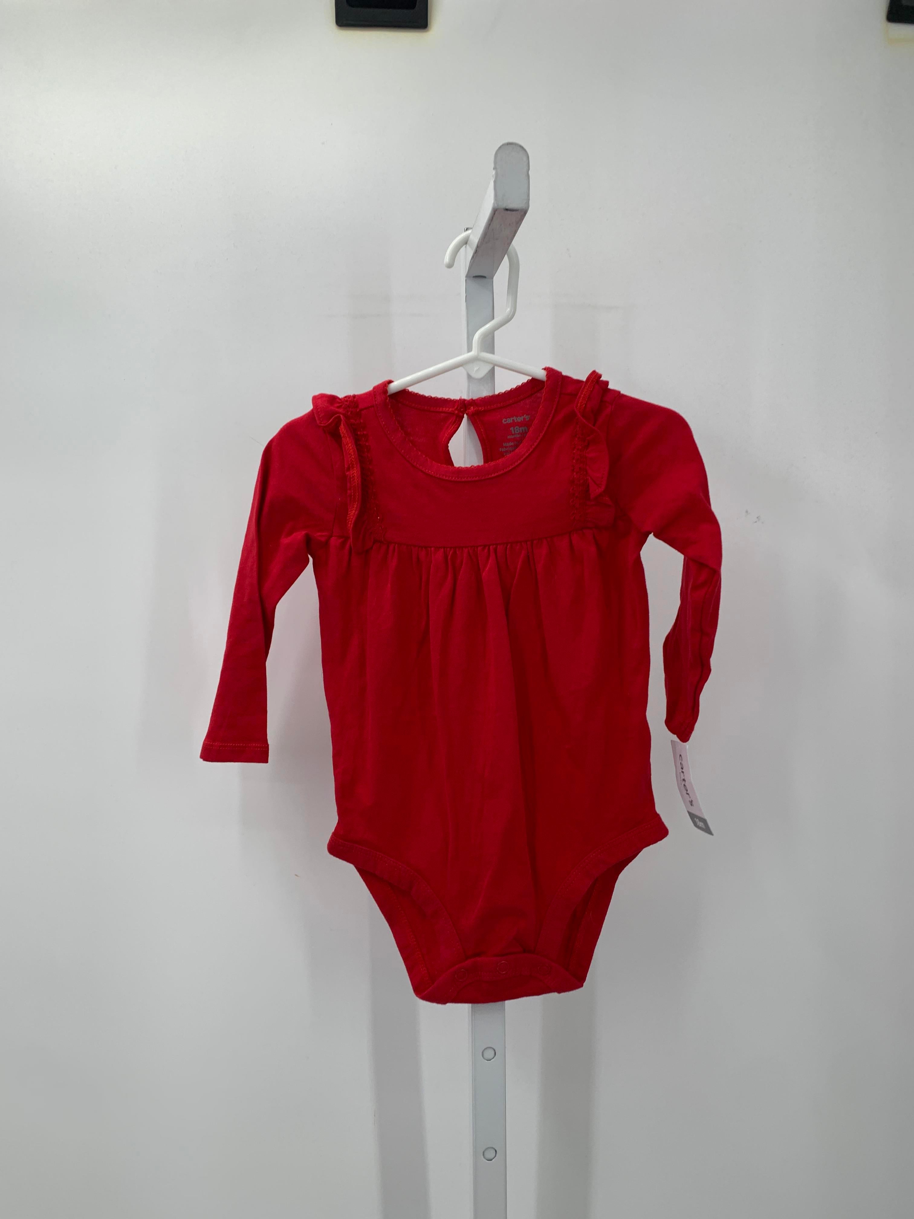 Carters Size 18 Months Girls Long Sleeve Shirt