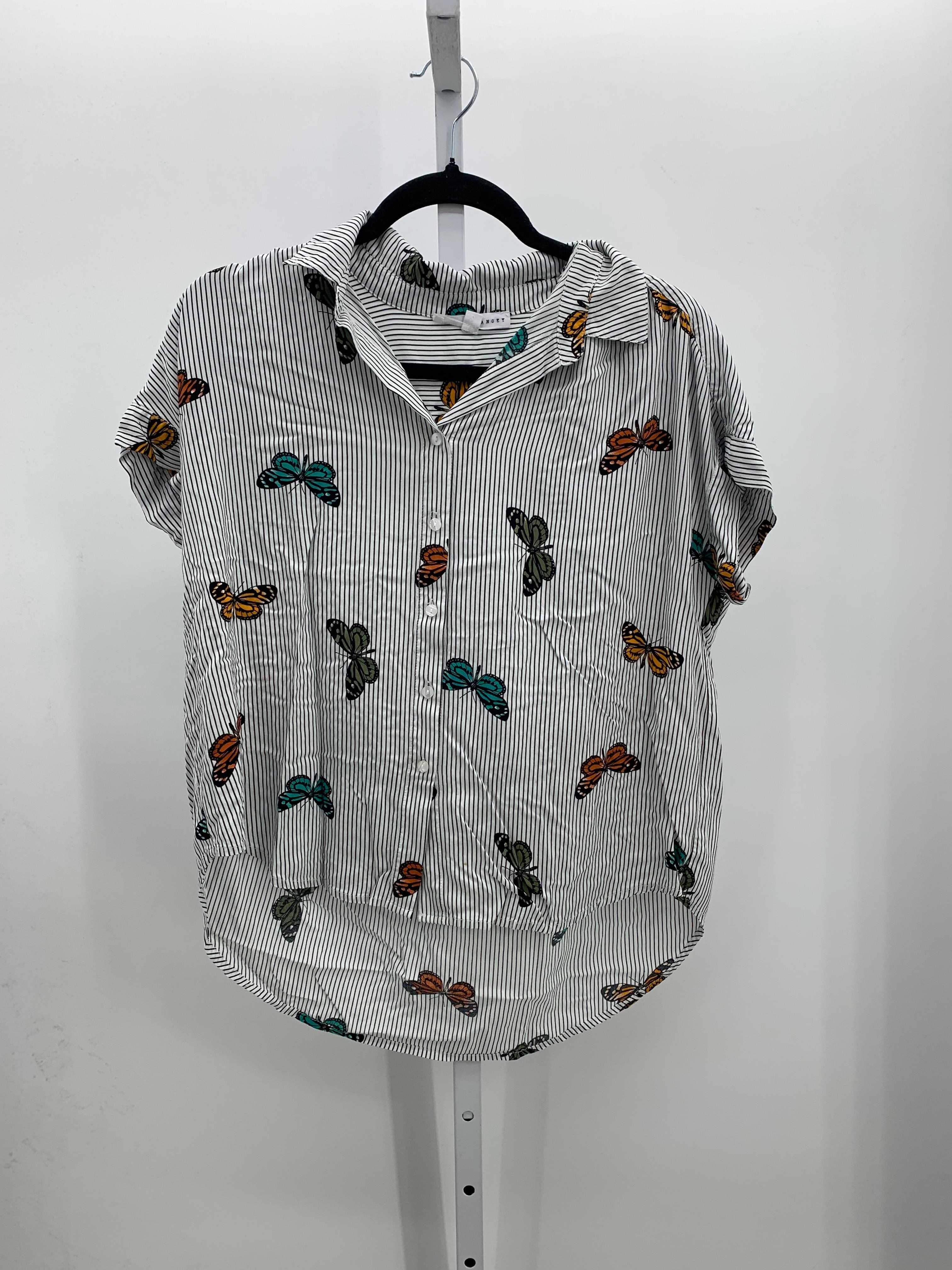 Jane + Delancey Size Small Misses Short Sleeve Shirt