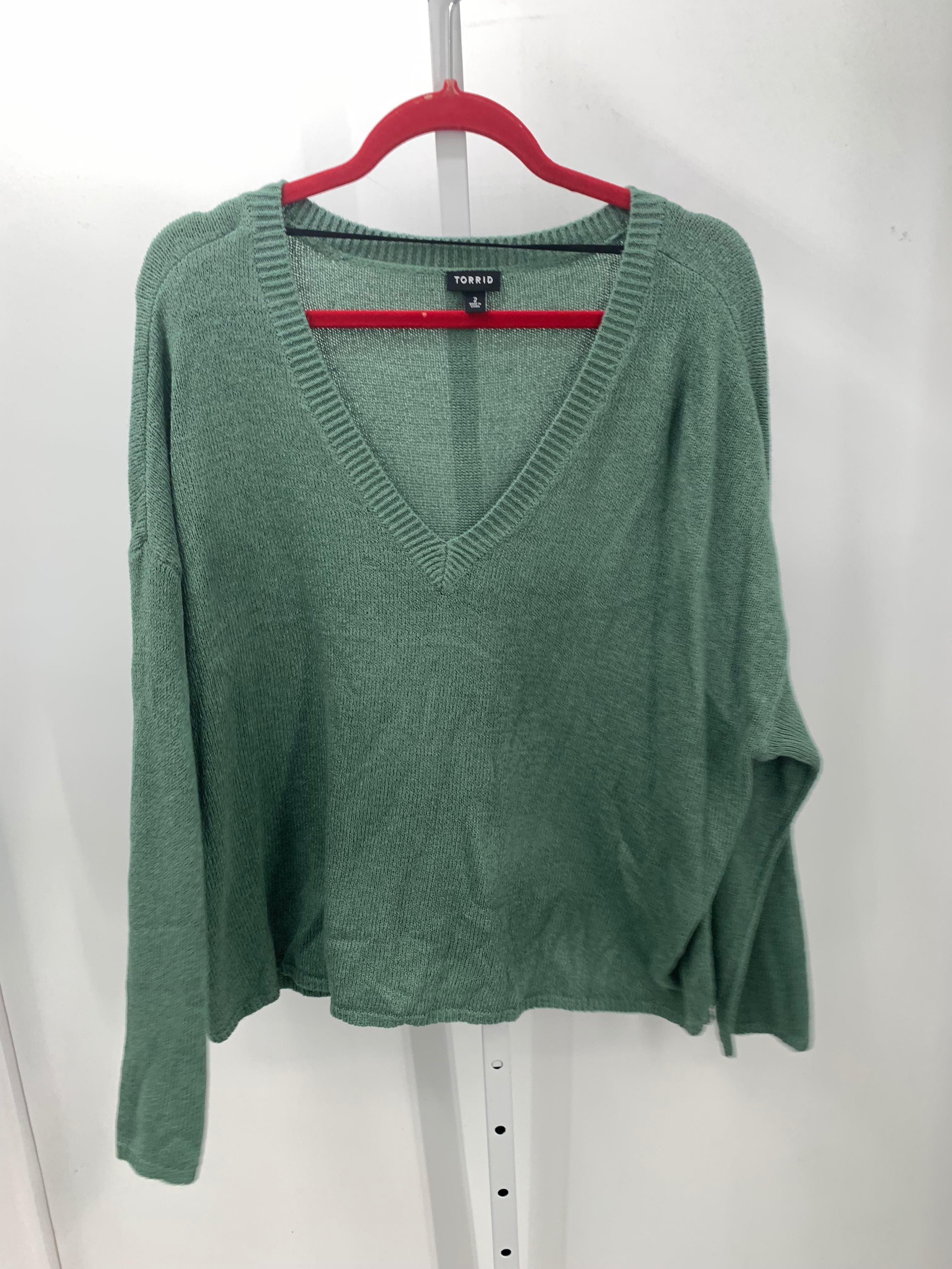Torrid Size 2X Womens Long Slv Sweater