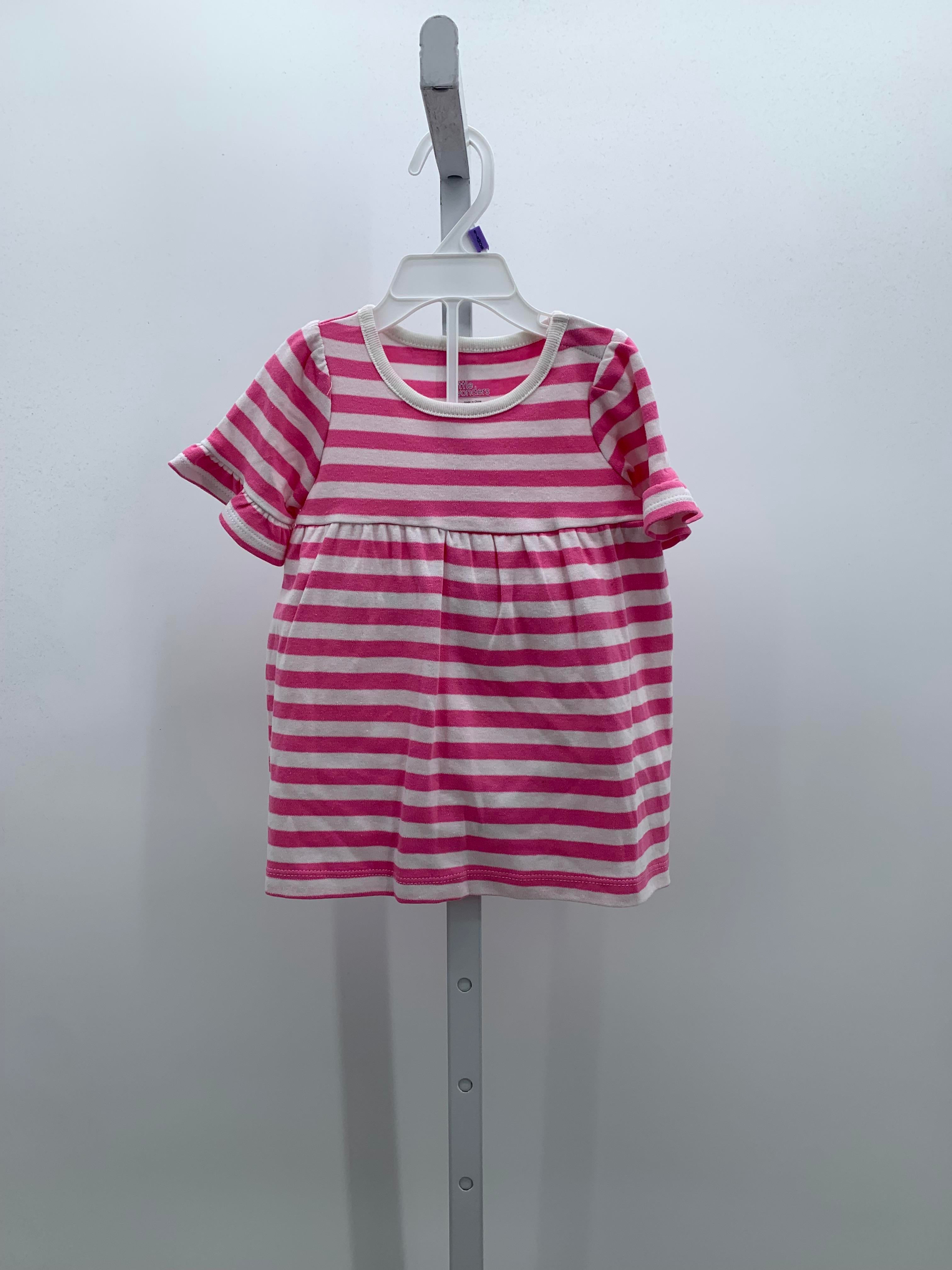 little wonders Size 6-9 mon Girls Short Sleeve Dress