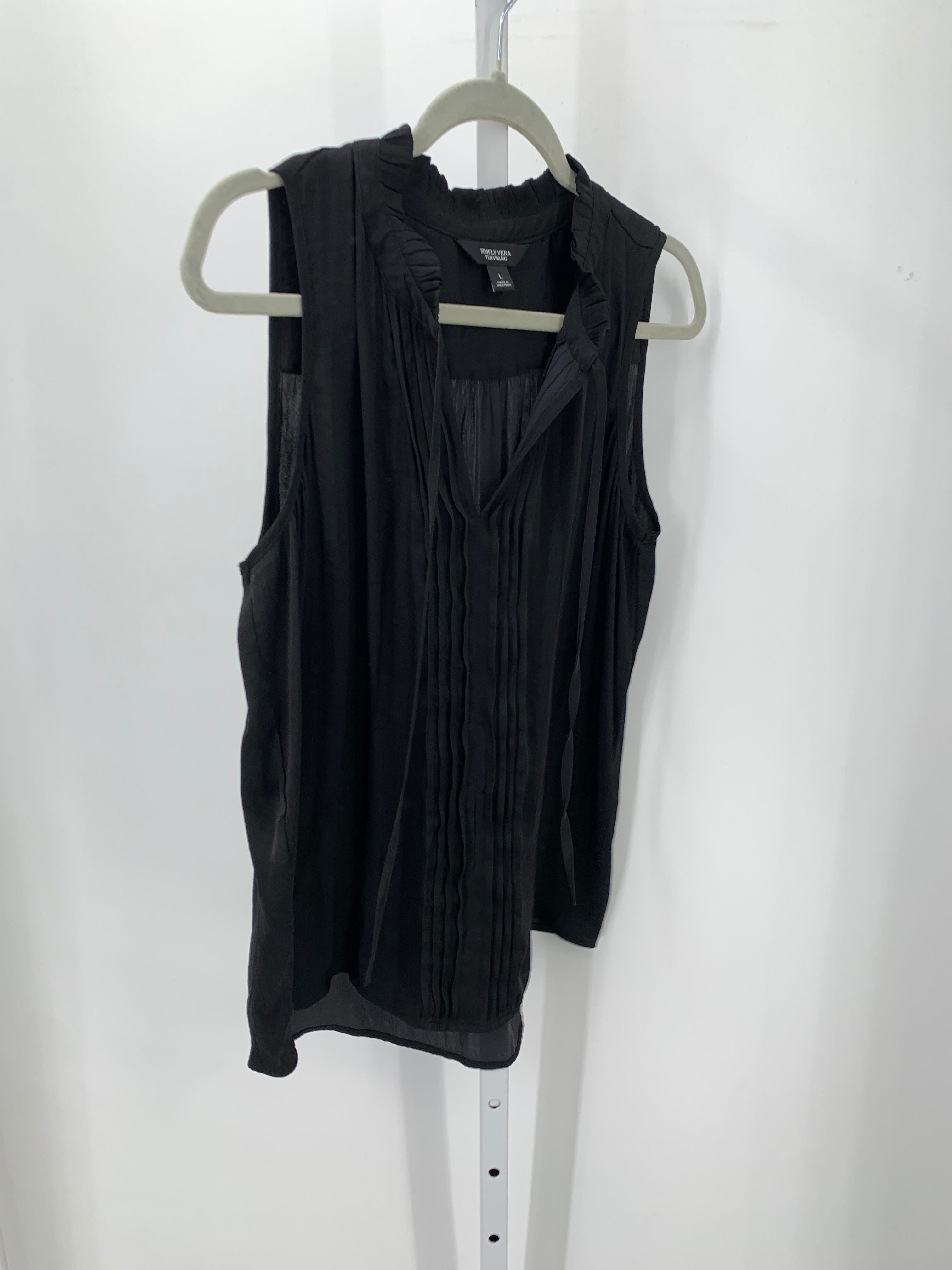 Vera Wang Size Large Misses Sleeveless Shirt