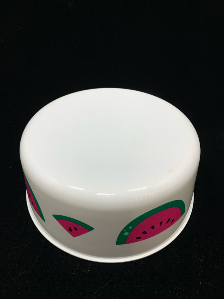 MELAMINE BOWL W/WATERMELONS.