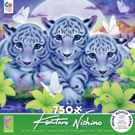 Ceaco 750-Piece Kentaro Nishino Little Brothers Interlocking Jigsaw Puzzle -