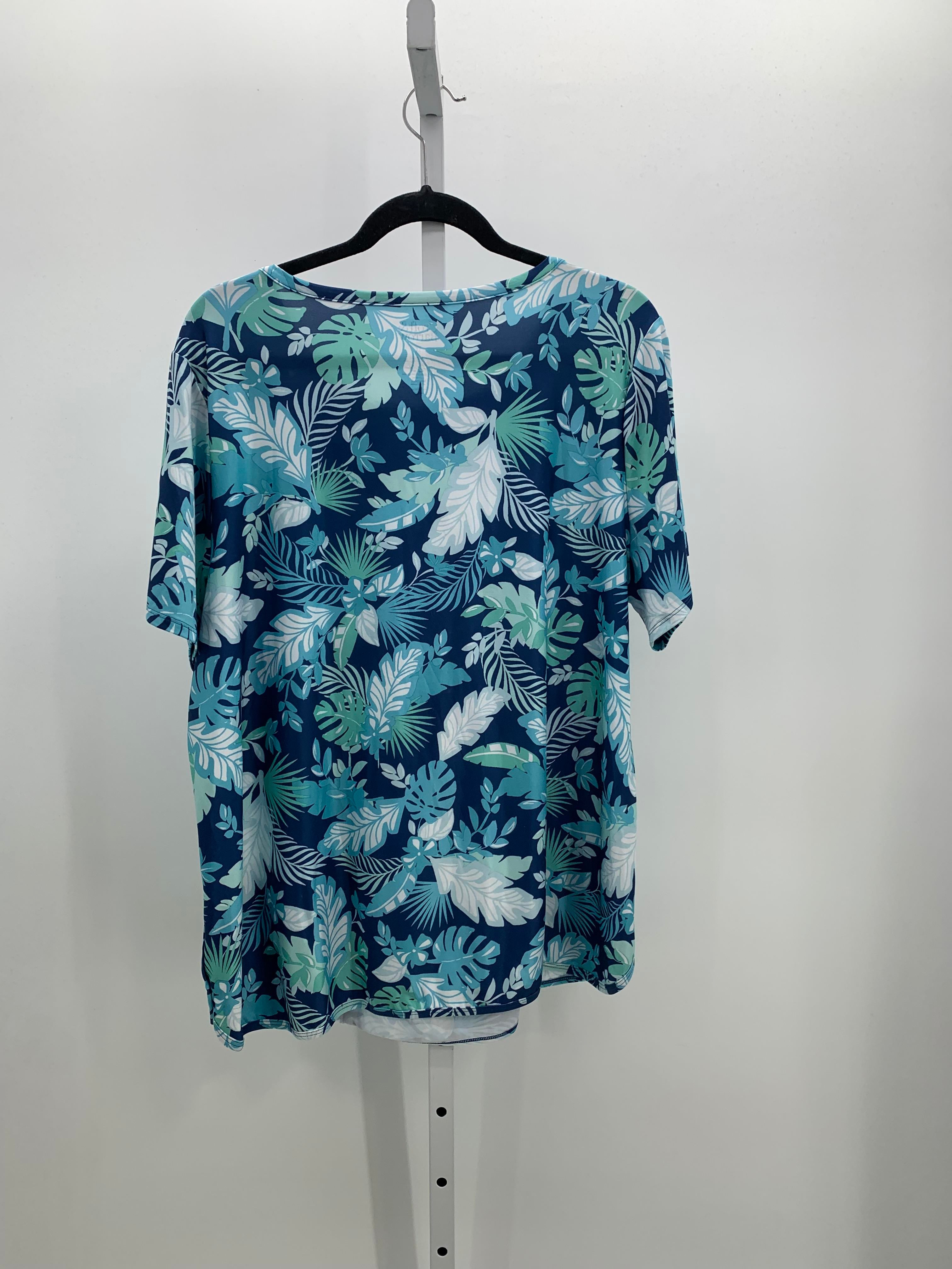 Croft & Barrow Size 1X Womens Short Sleeve Shirt