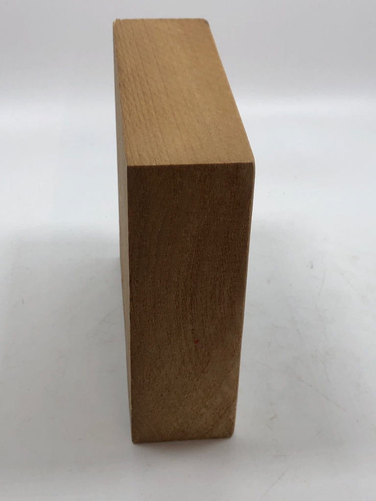 BECAUSE SOMEONE WE LOVE WOOD BLOCK SIGN.