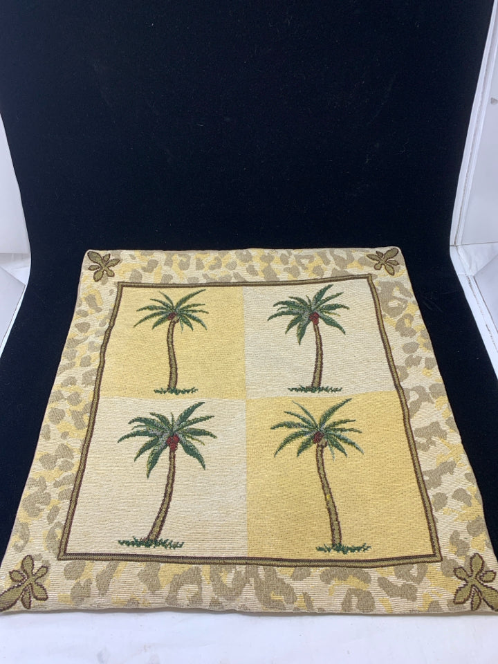 PALM TREES PILLOW SHAM.