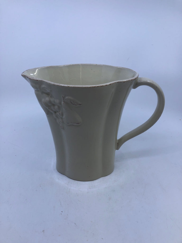 CERAMIC OVAL PITCHER.