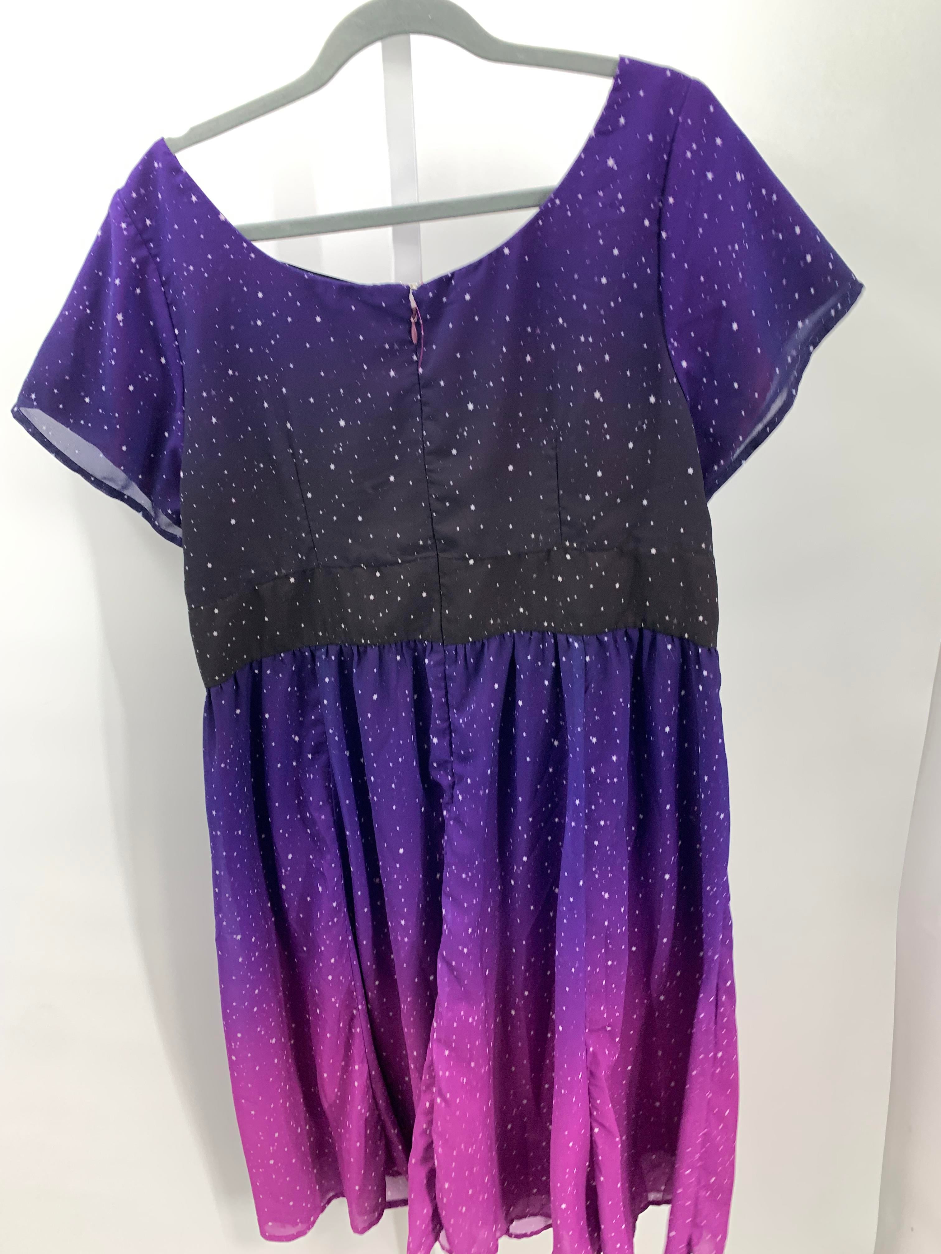 Size 2X Womens Short Sleeve Dress