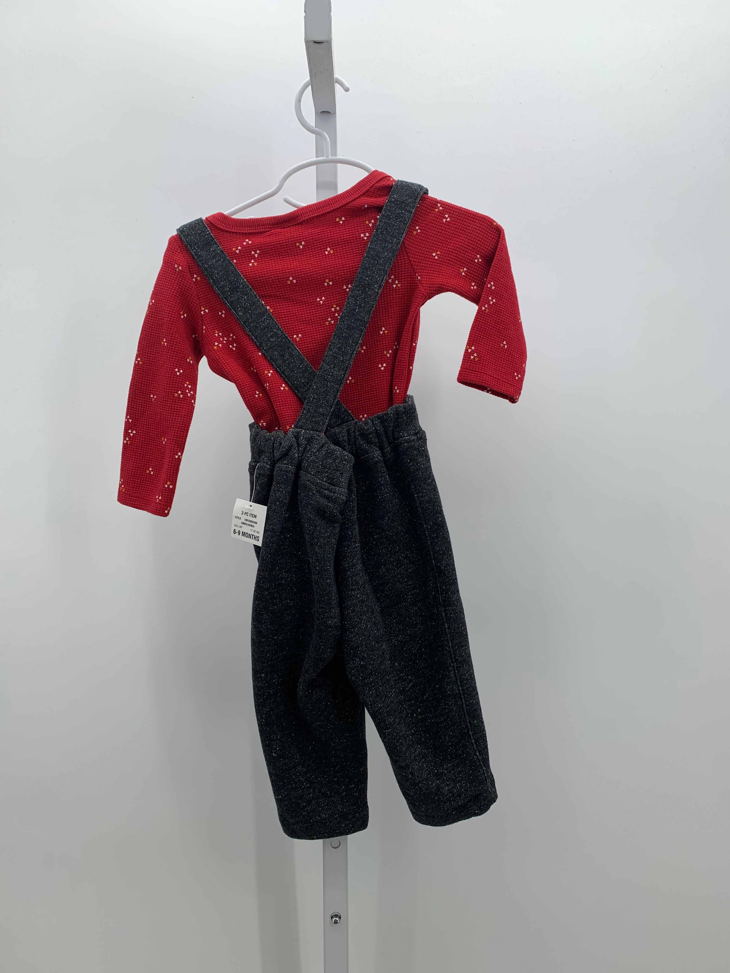 NEW TRIANGLES WAFFLE KNIT SHIRT KNIT PANTS WITH SUSPENDERS