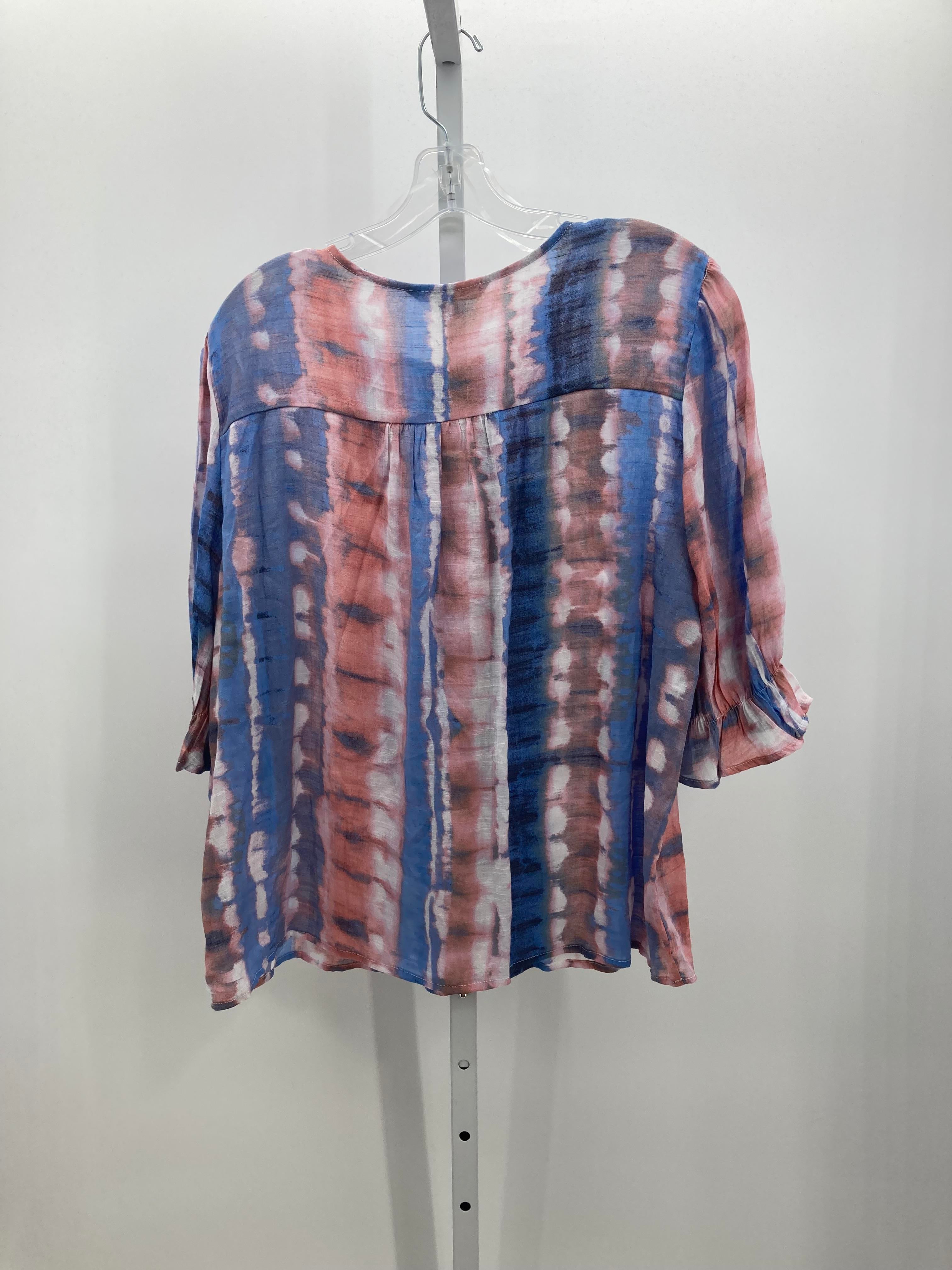 Zac & Rachel Size Extra Large Misses Short Sleeve Shirt