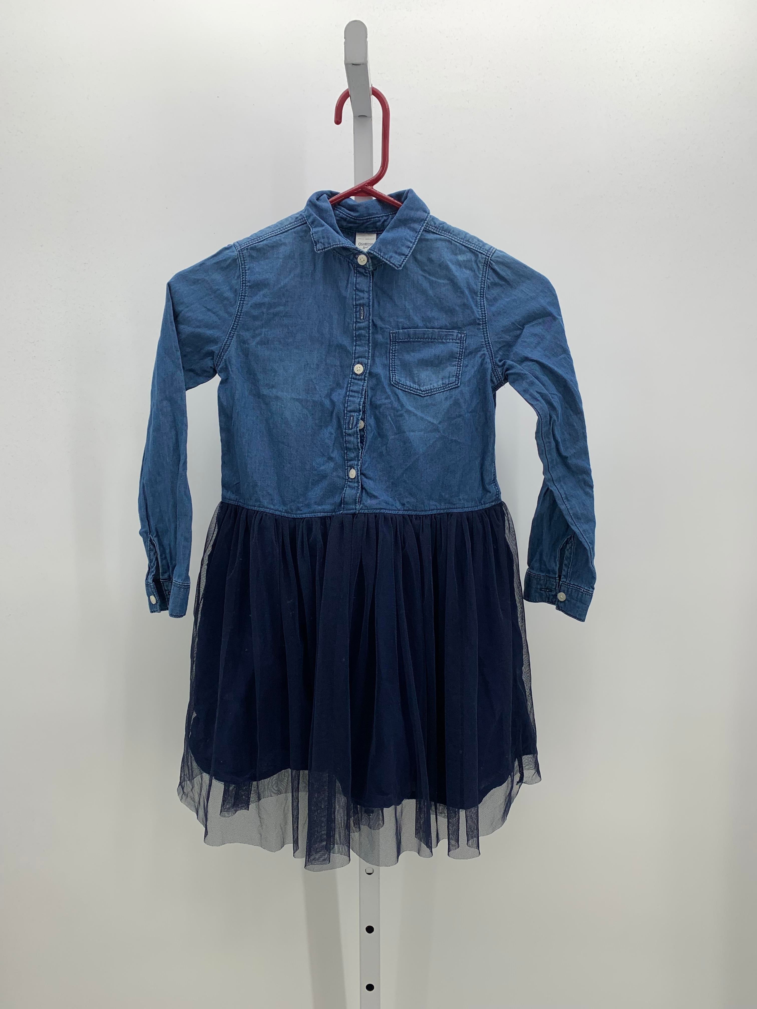 Osh Kosh Size 7 Girls Long Sleeve Dress