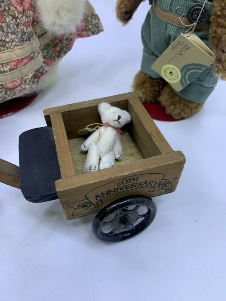 5PC BOYDS BEAR 20TH COLLECTION IN BOX.