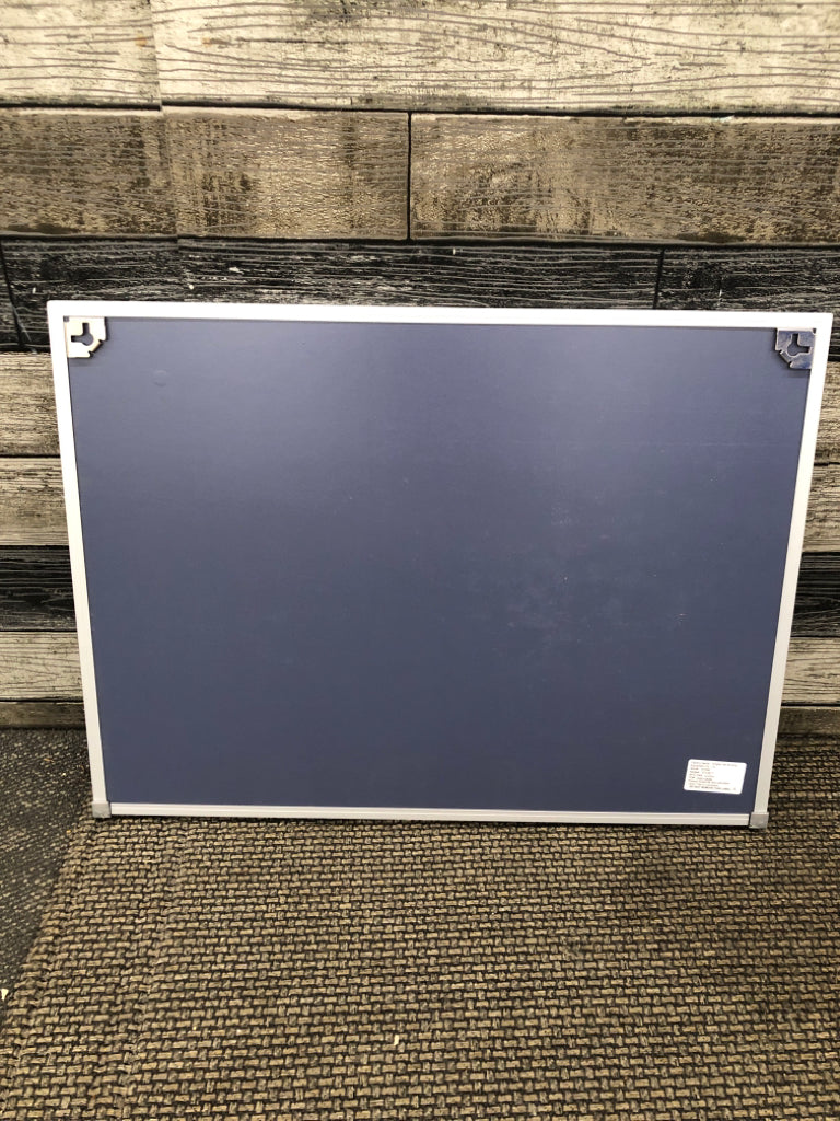 HANGING WHITE BOARD W/SHELF.