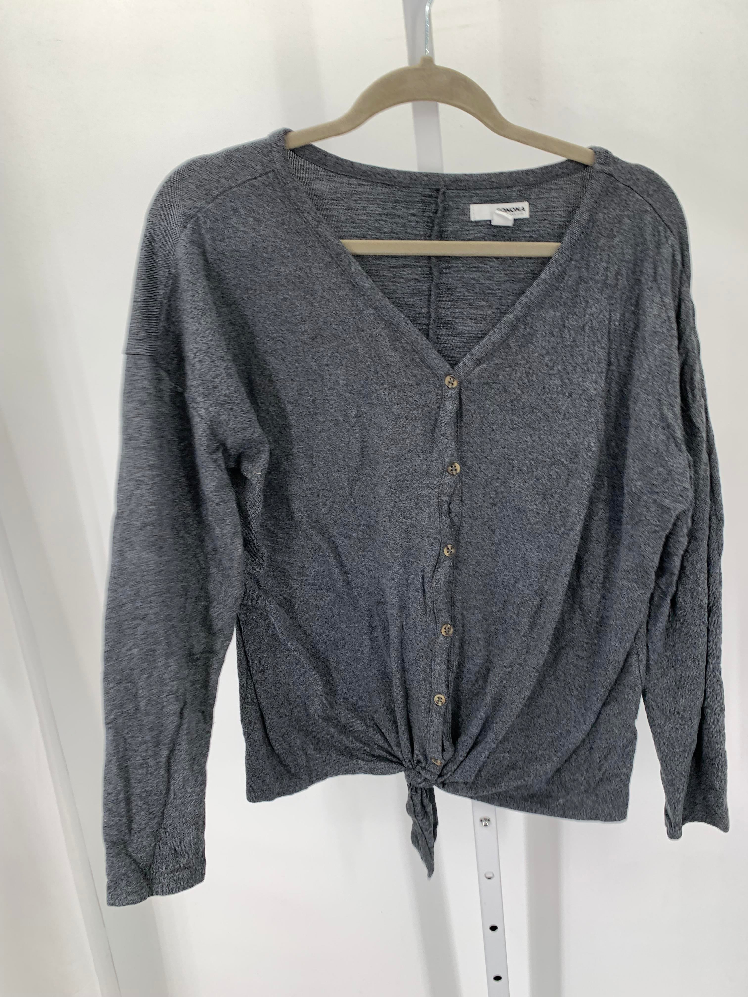 Sonoma Blue Size Small Maternity Long Sleeve Sweater