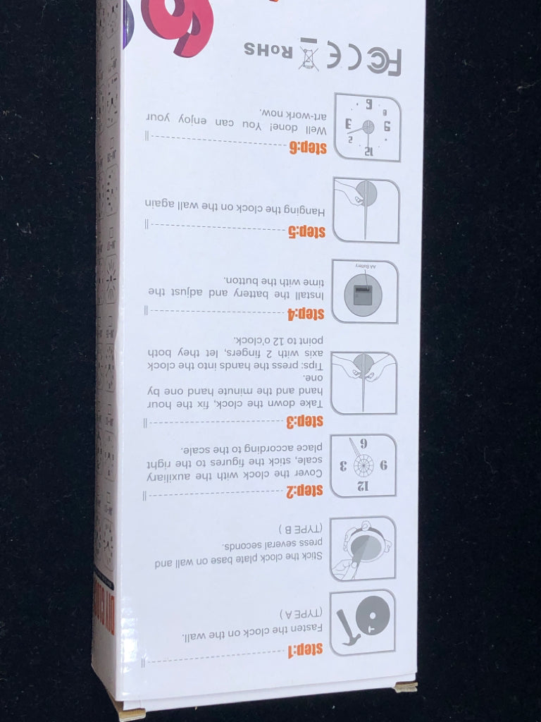 NIB DIY CLOCK.