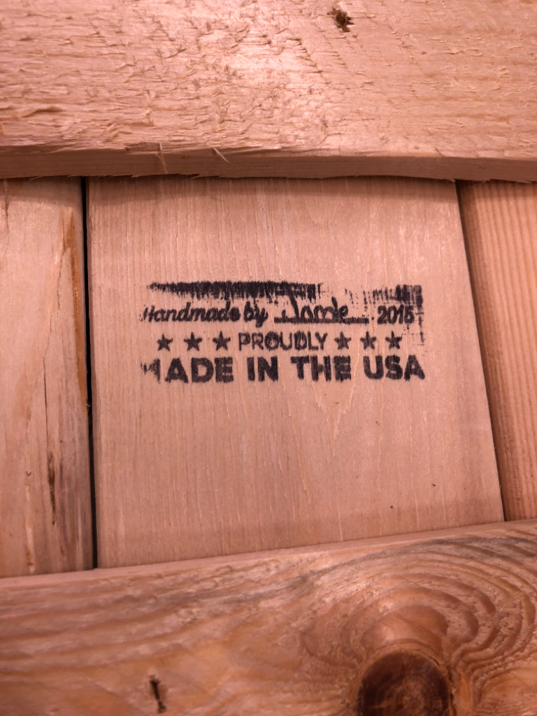 OUR FAMILY RECLAIMED WOOD WALL ART.