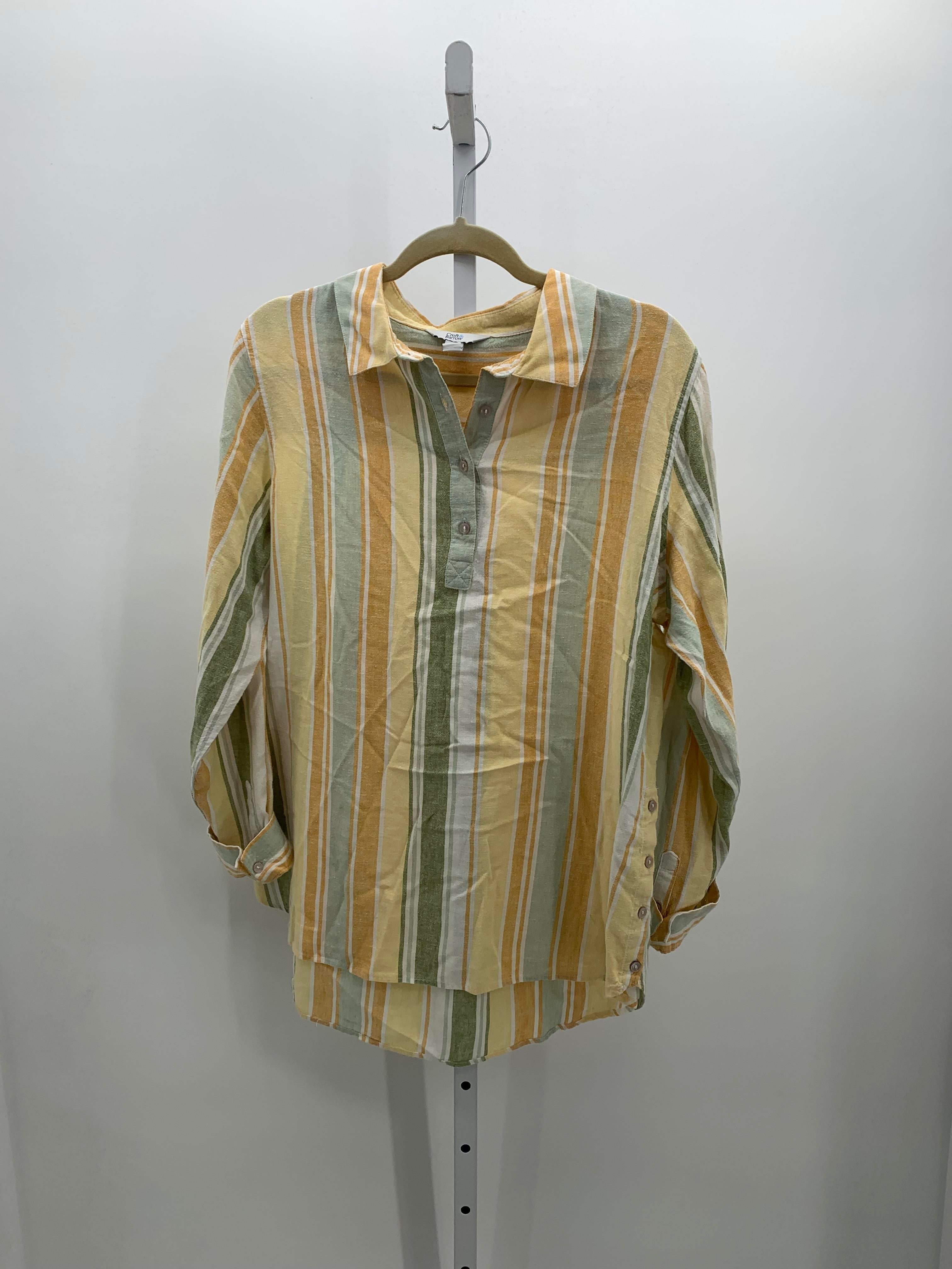 Croft & Barrow Size Extra Large Misses Long Sleeve Shirt