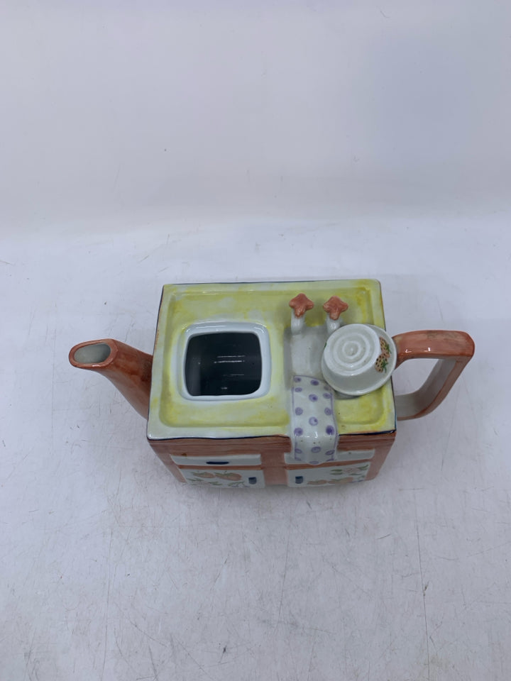 KITCHEN STOVE THEME W/ SINK TEA POT.