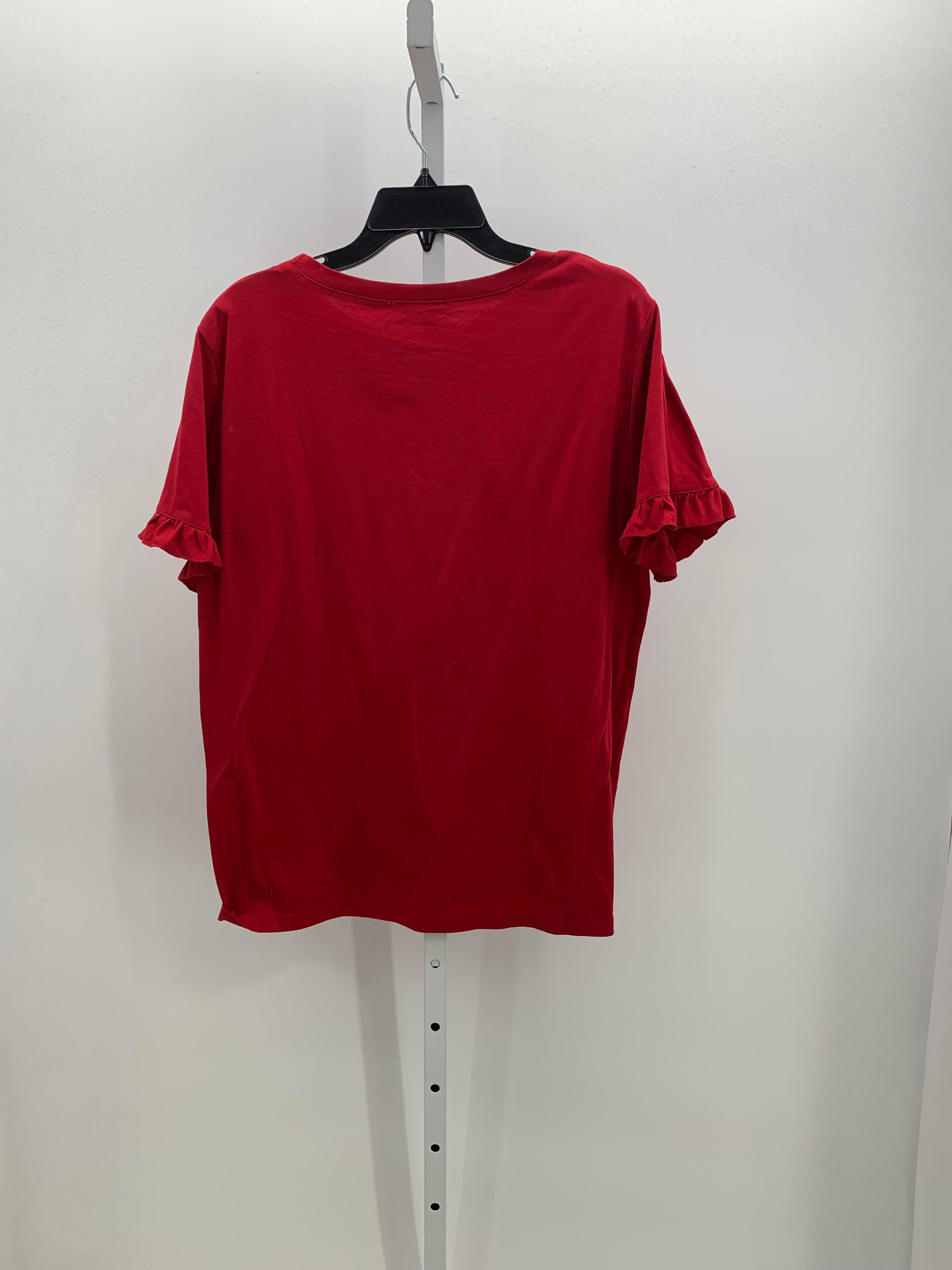 Size Extra Large Misses Short Sleeve Shirt