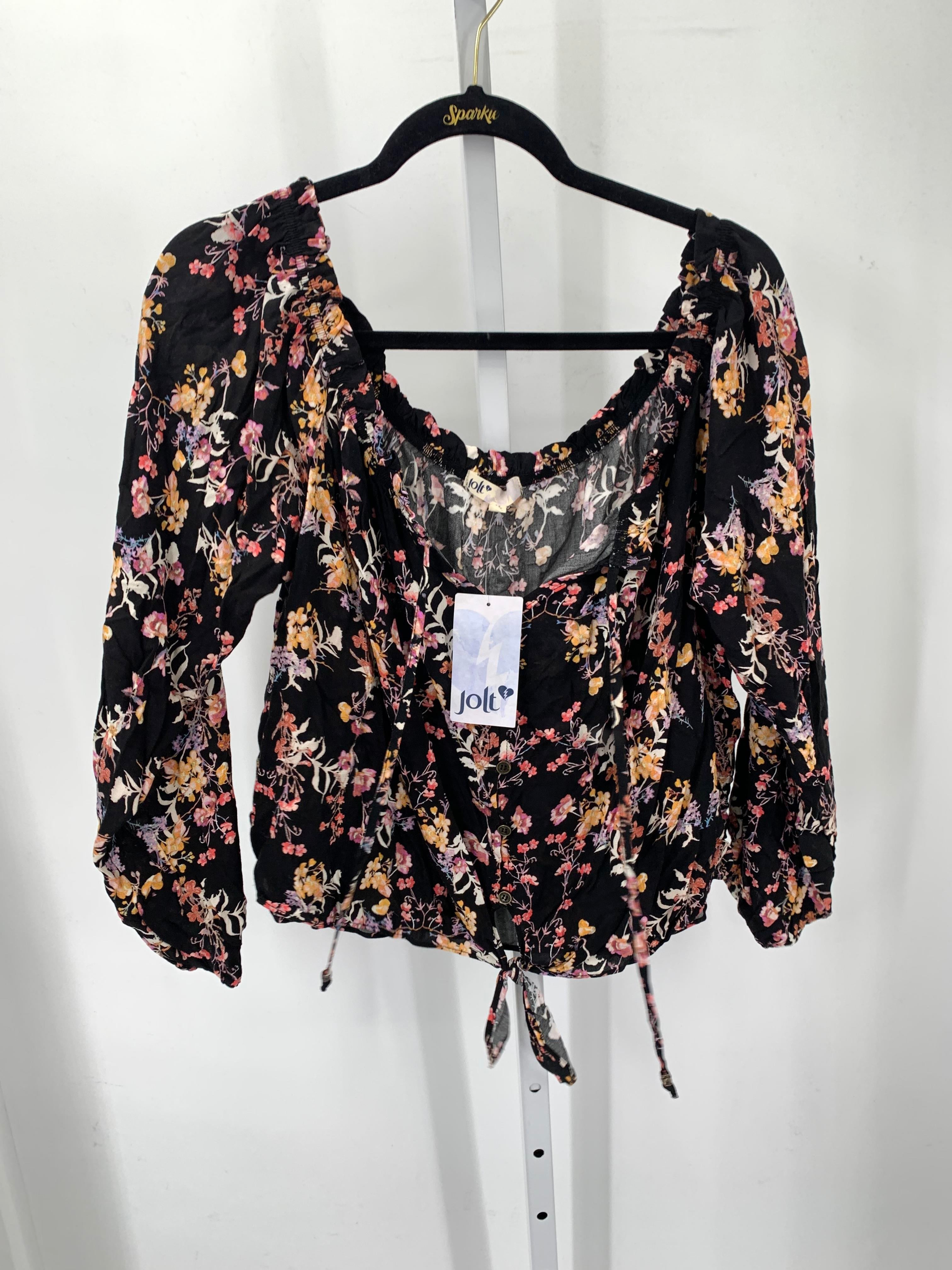 Jolt Size Extra Large Juniors Long Sleeve Shirt