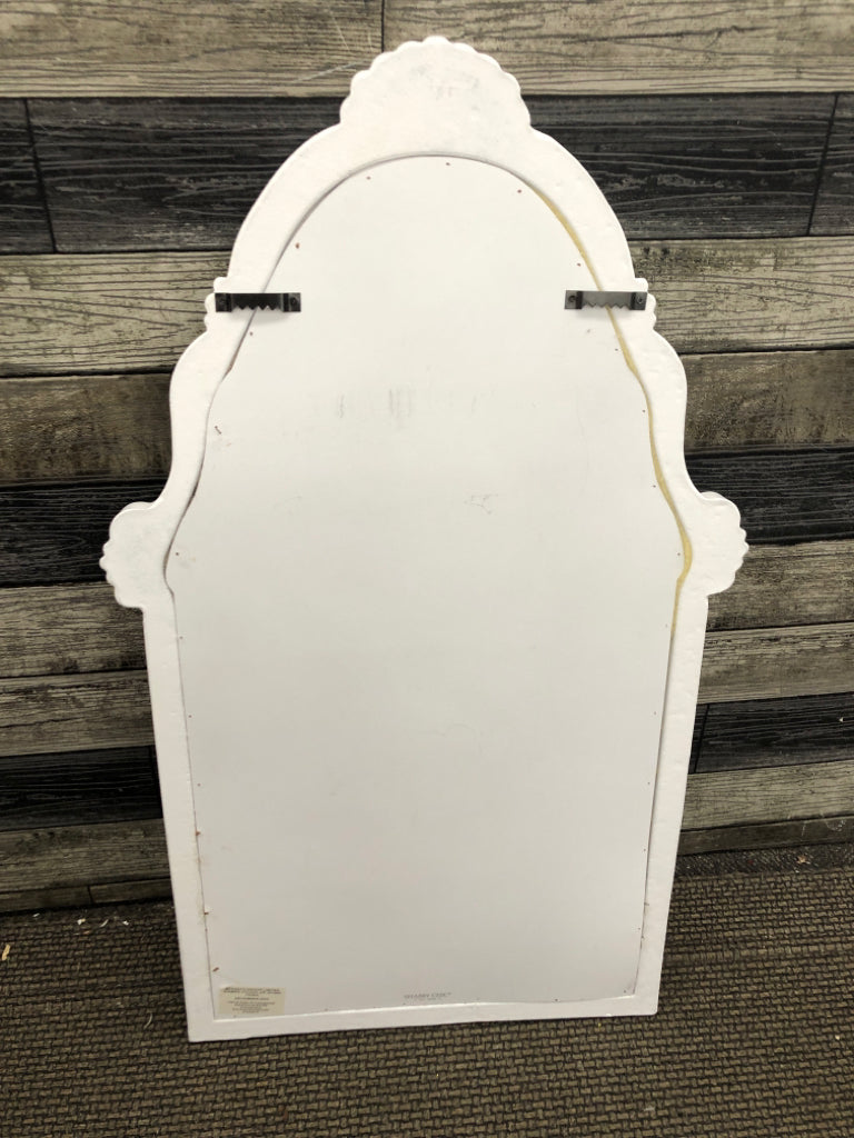 WHITE WOOD PIN BOARD W/PINS.