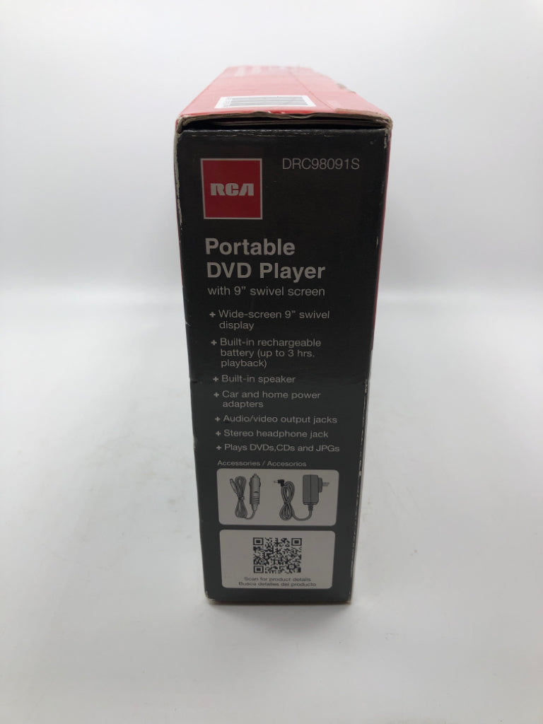NIB RCA PORTABLE DVD PLAYER.