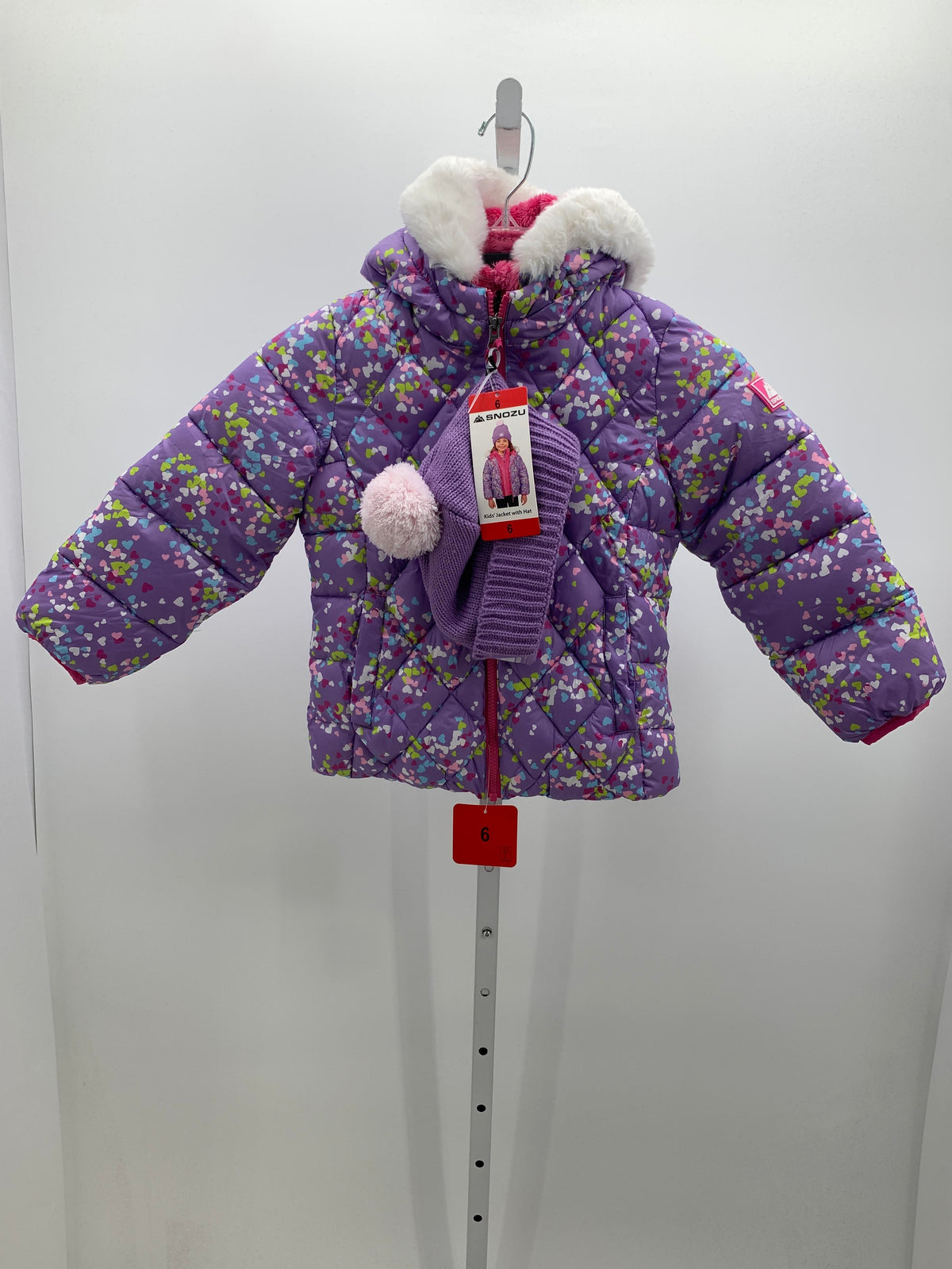 Snozu Size 6 Girls Winter Coat
