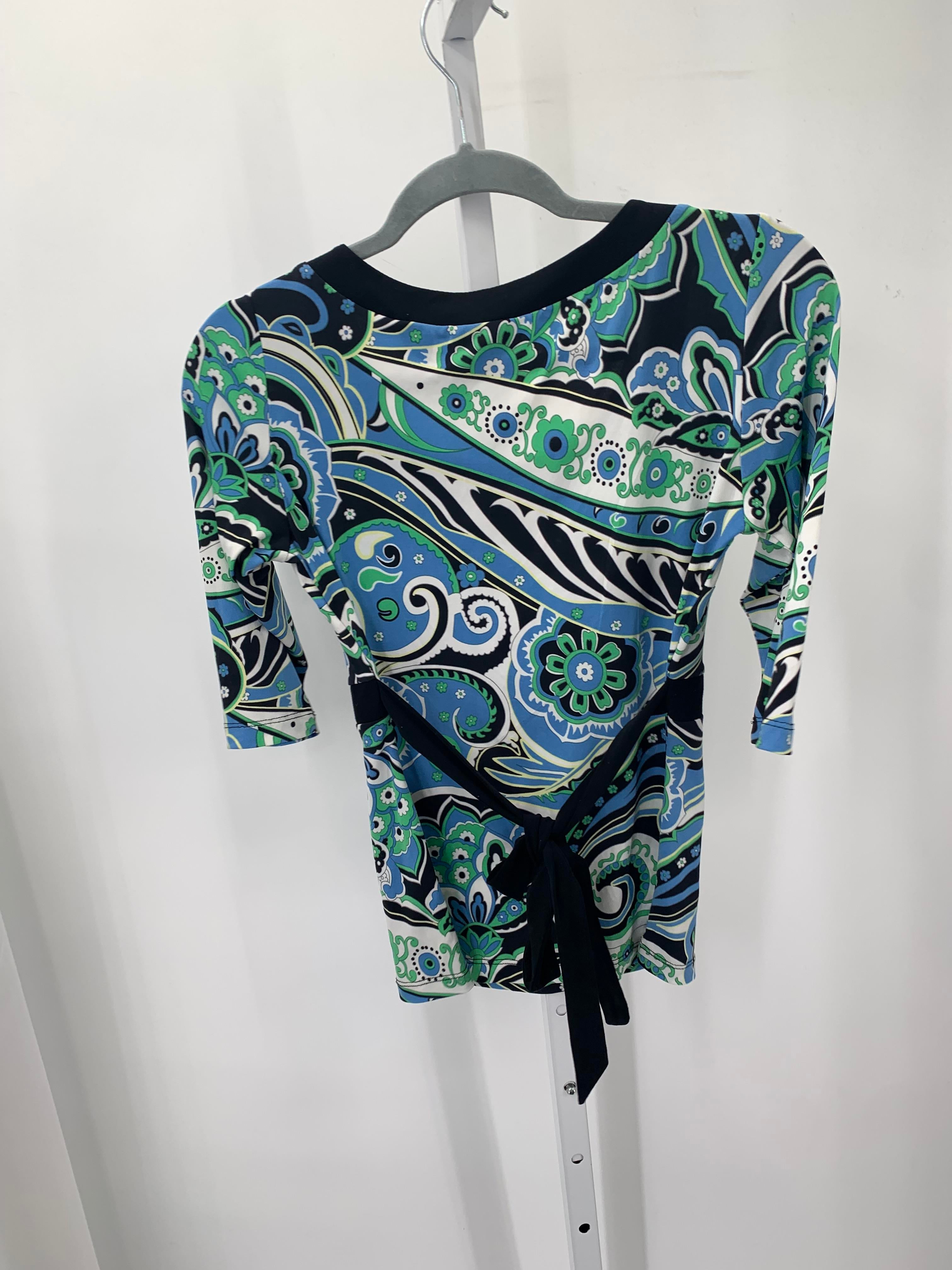 New York & co. Size X Small Misses 3/4 Sleeve Shirt