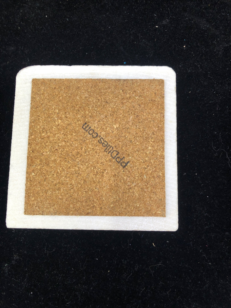TAN STONE QUEEN OF COASTER.