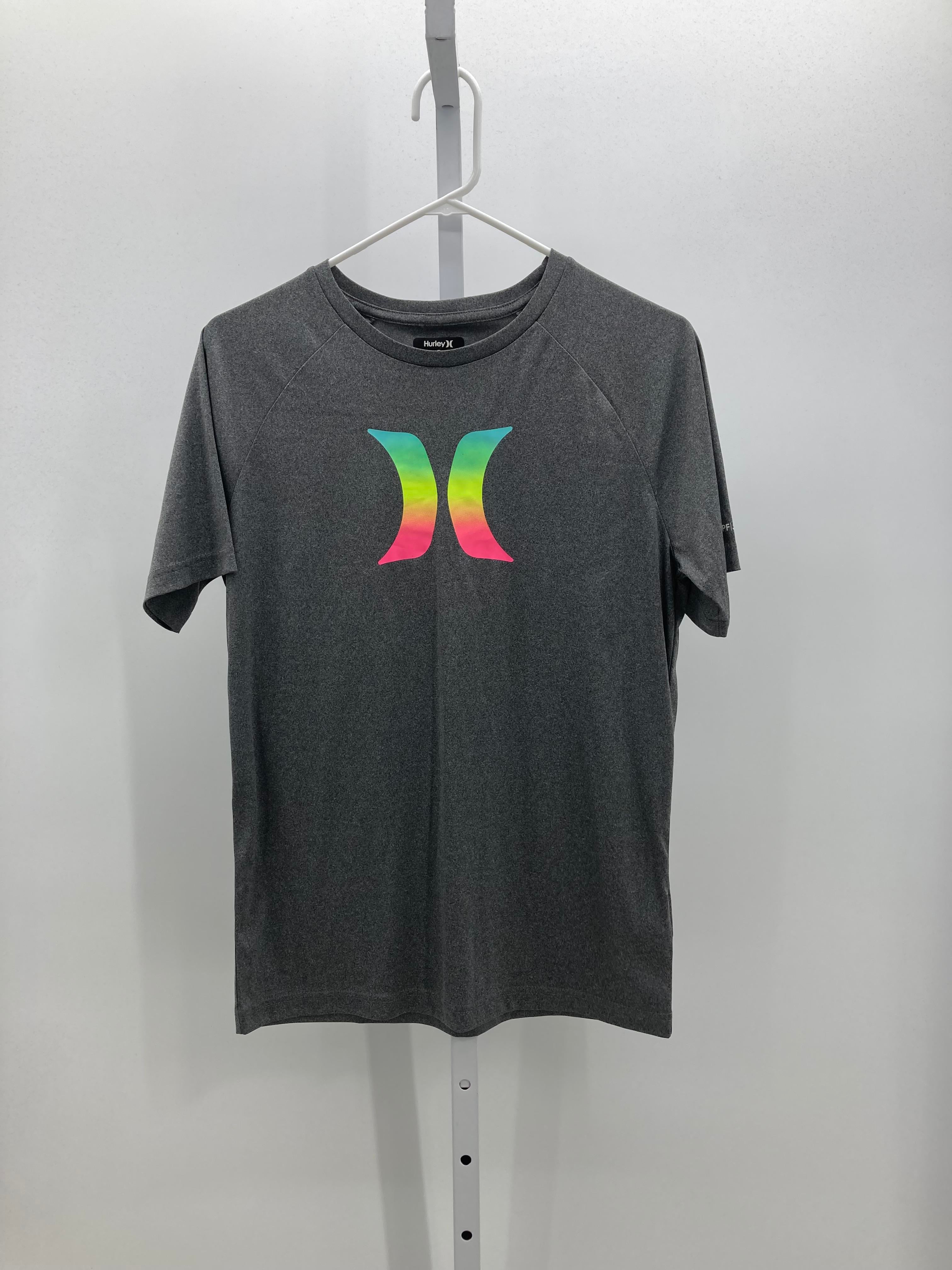 Hurley Size 14-16 Girls Short Sleeve Shirt