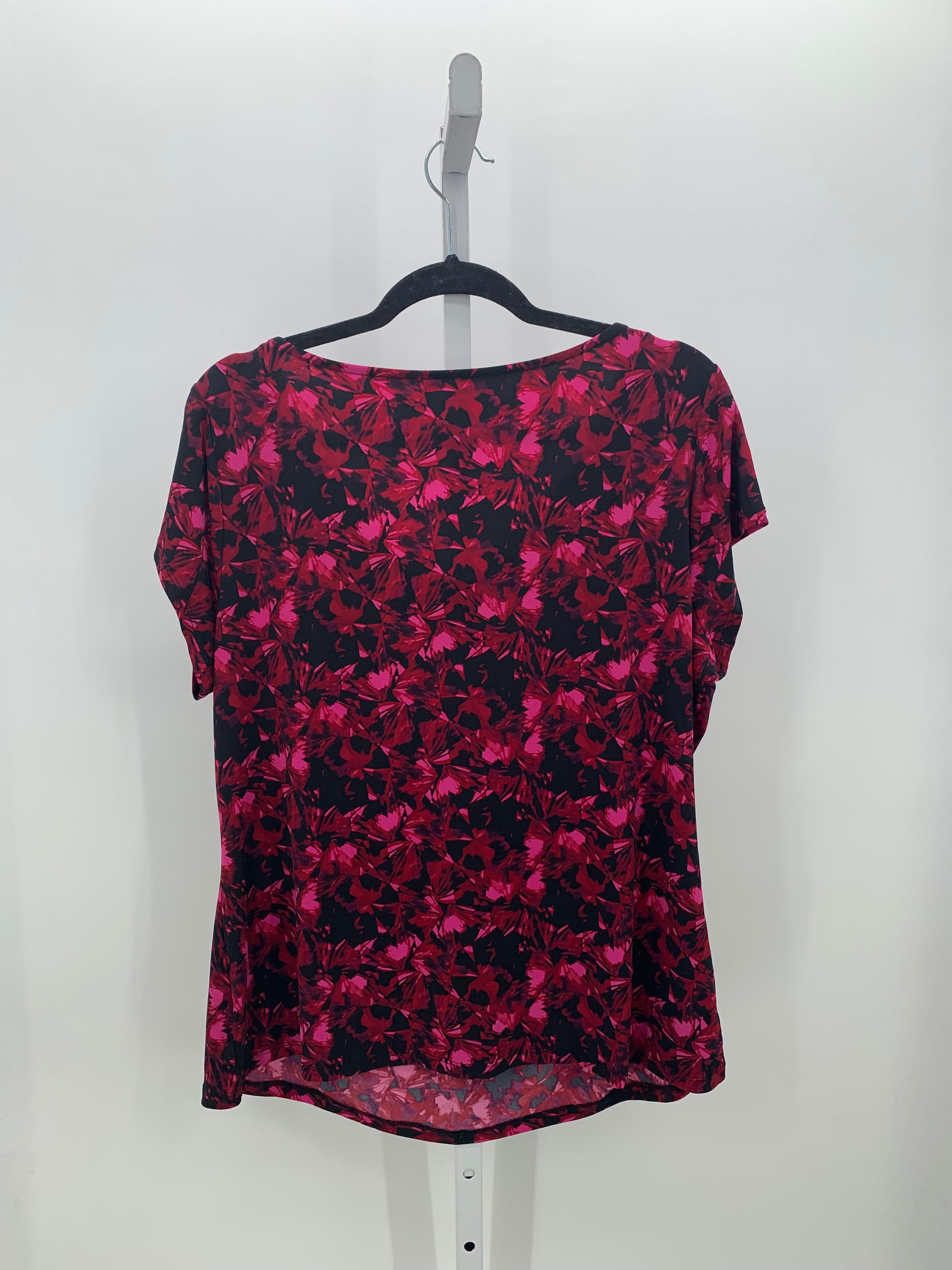 Worthington Size 1X Womens Short Sleeve Shirt