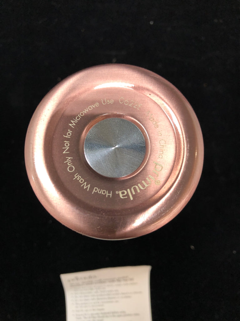 NWT PRIMULA PINK METAL TRAVEL TUMBLER.