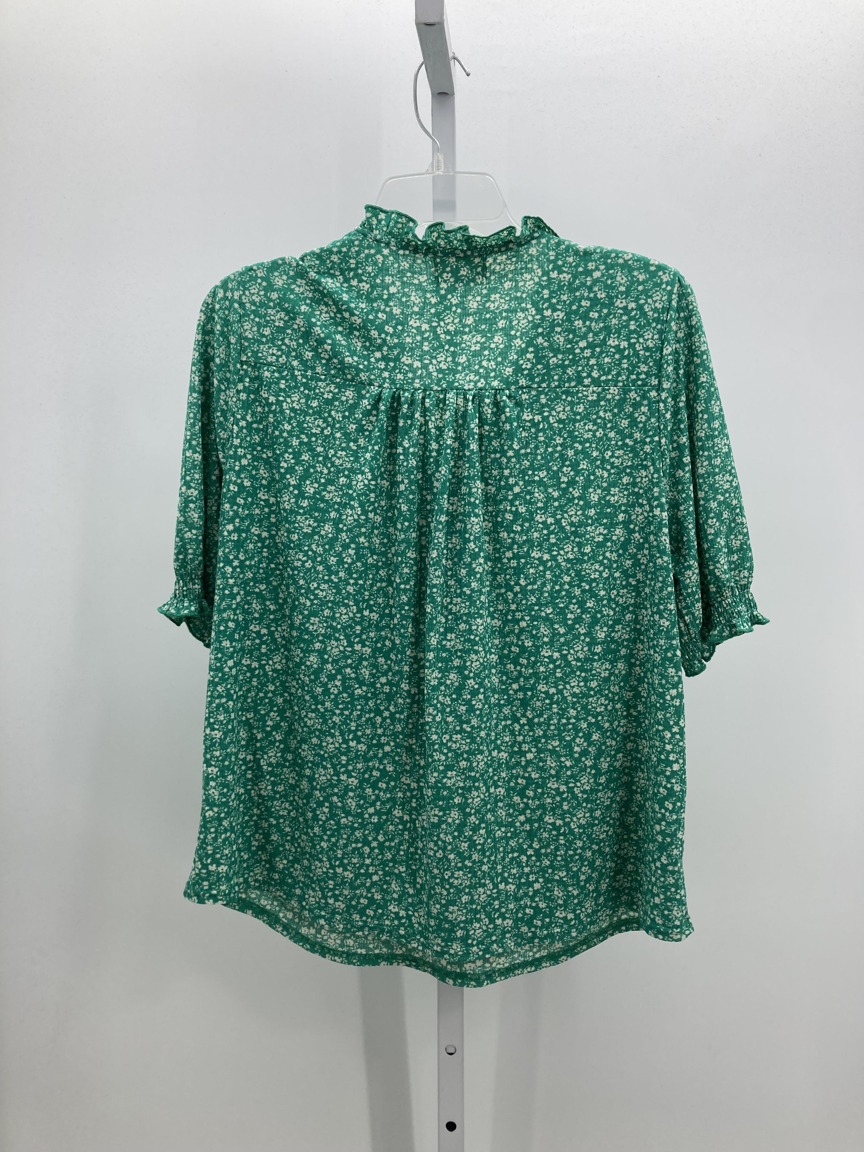 Mello Day Size Large Misses Short Sleeve Shirt