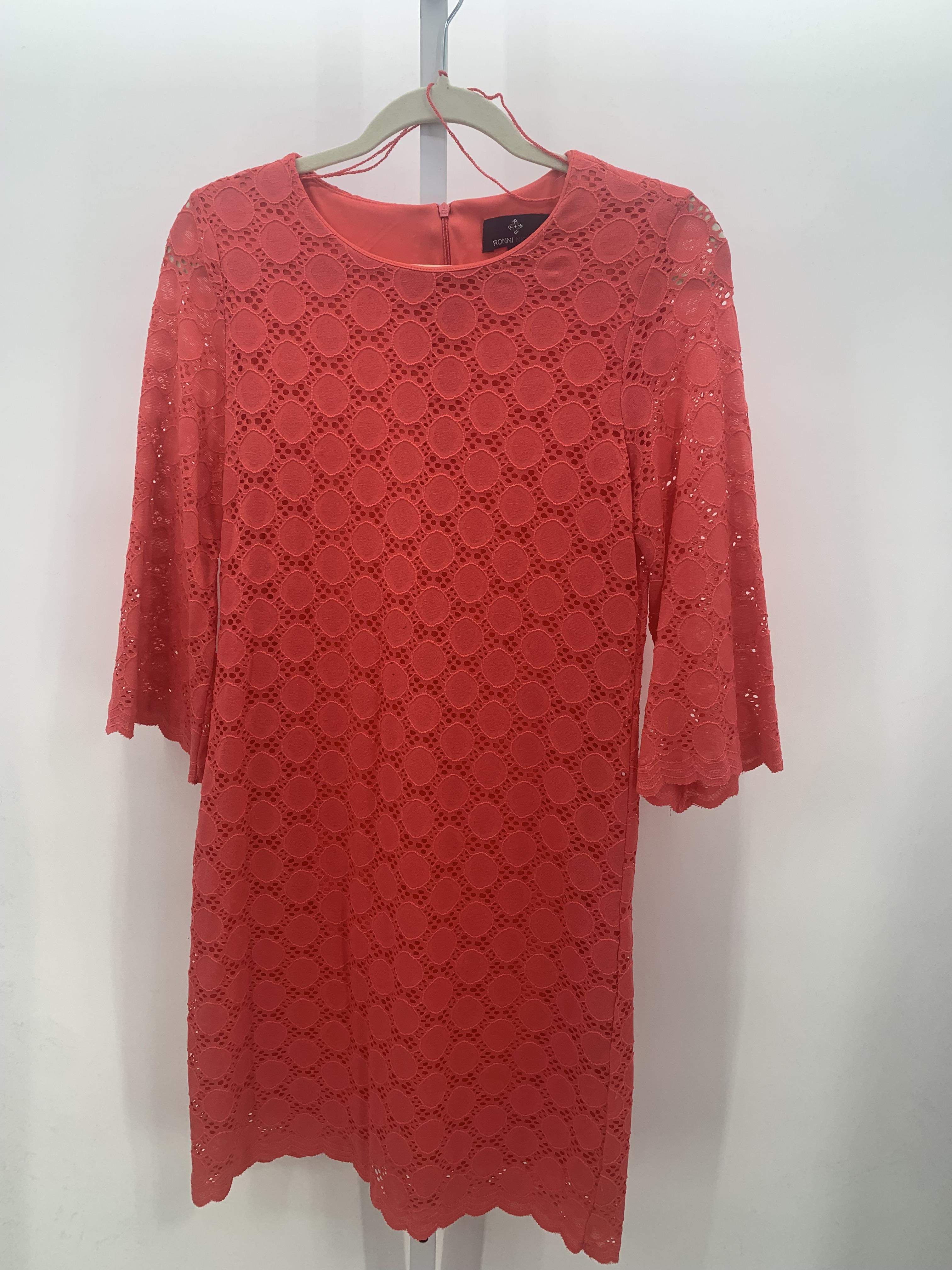 Ronnie Nicole Size Small Misses 3/4 Sleeve Dress