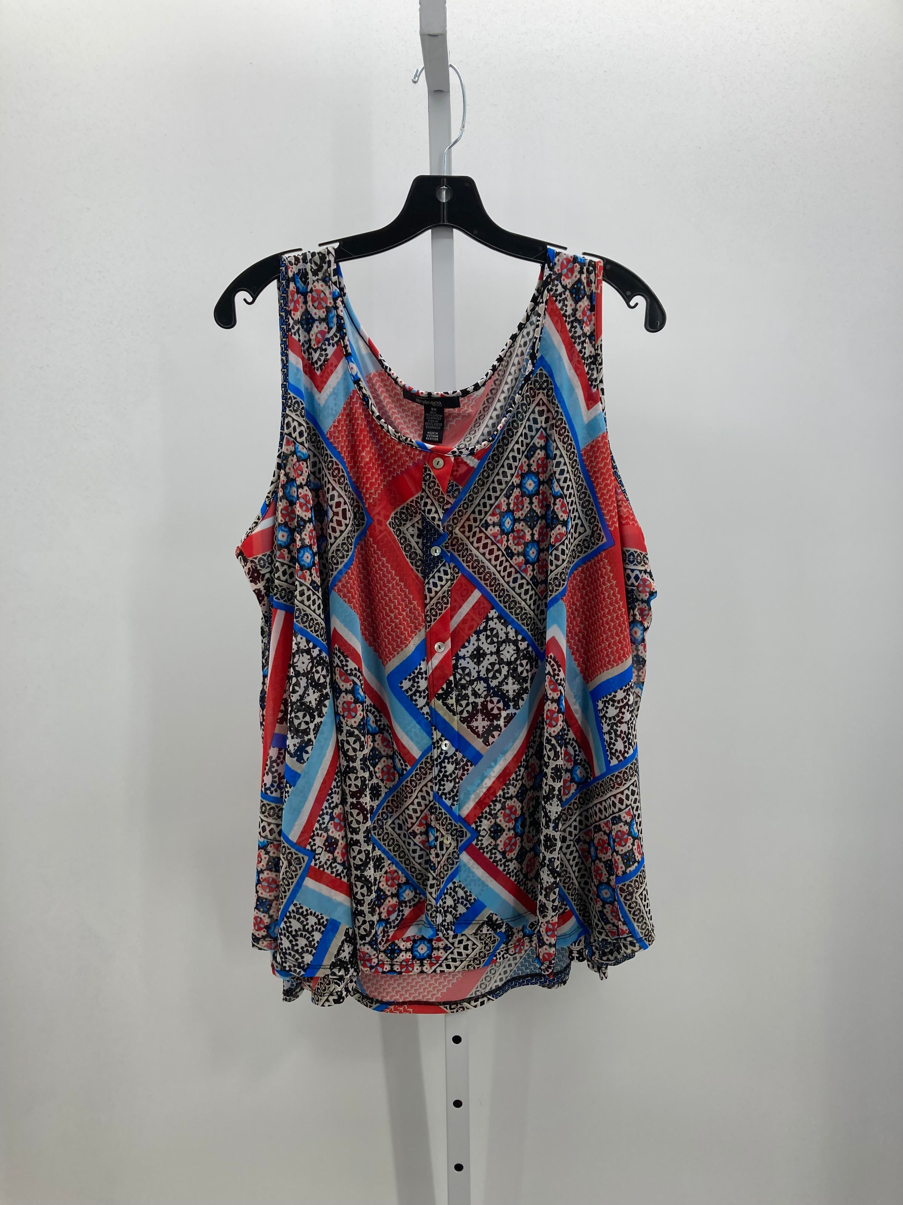 Style & Co. Size 3X Womens Sleeveless Shirt