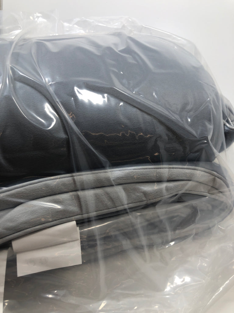 NIB GREY COMFORTER SET.