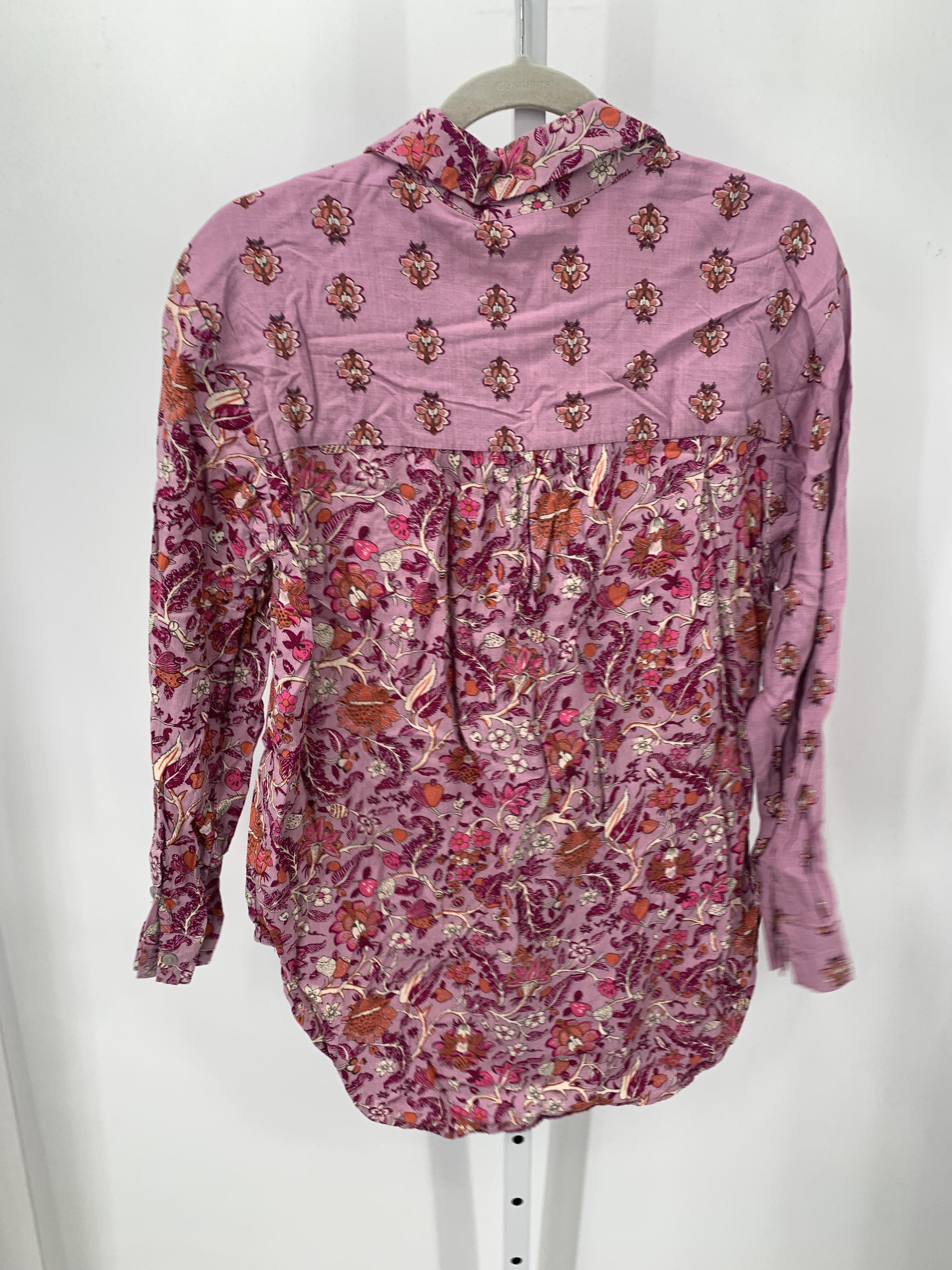 Knox Rose Size Medium Misses Long Sleeve Shirt