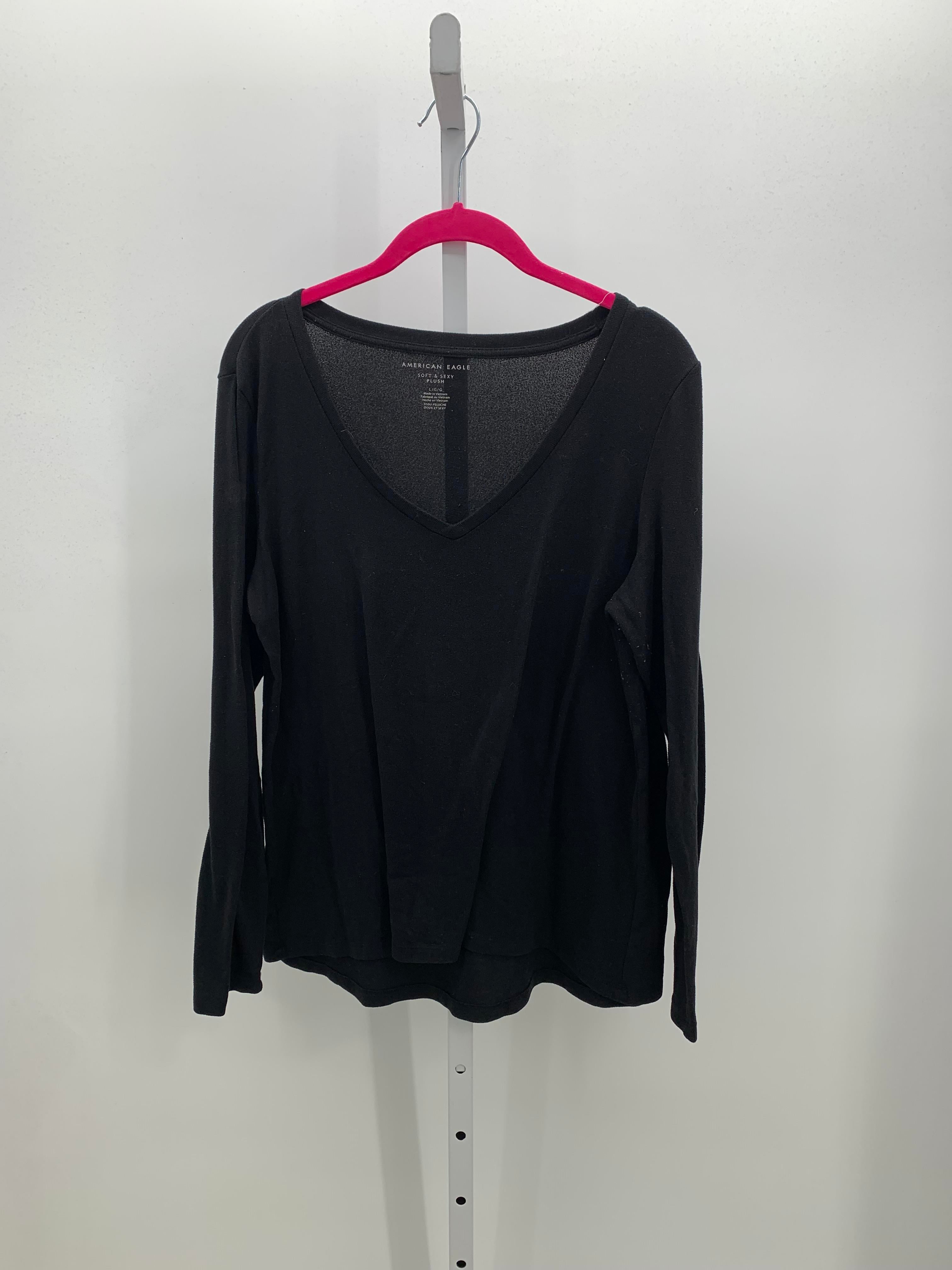 American Eagle Size Large Juniors Long Sleeve Shirt