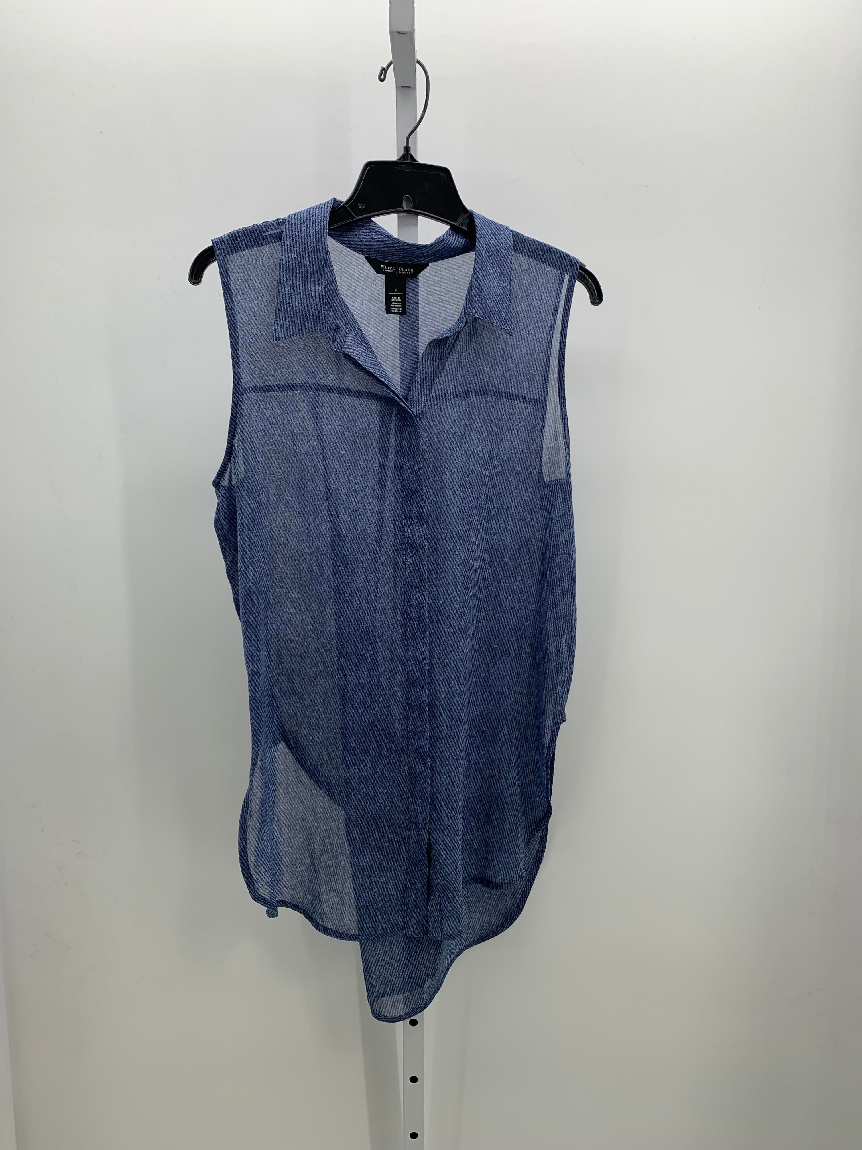 White House Black Size Medium Misses Sleeveless Shirt