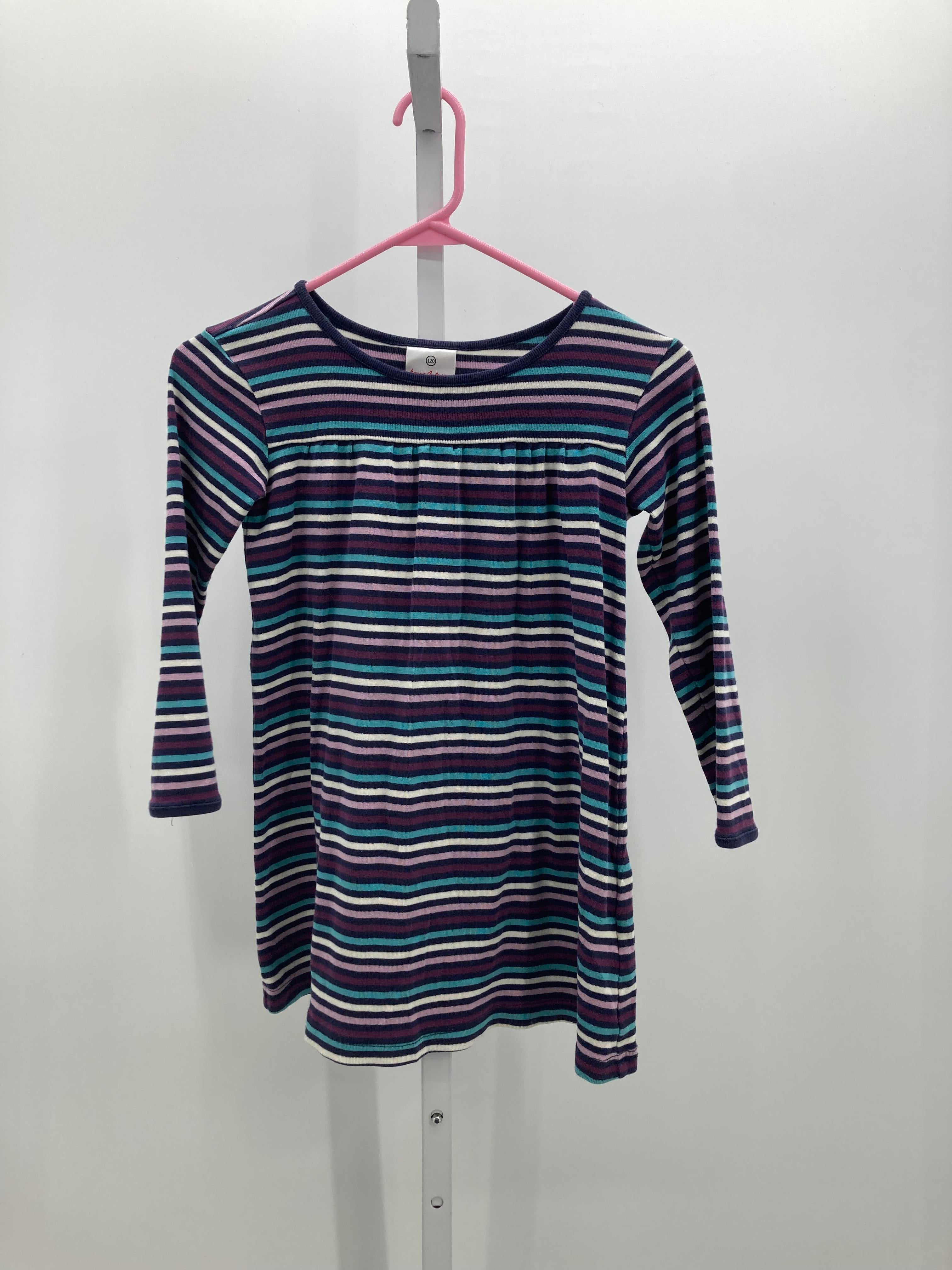 Hanna Anderson Size 6-7 Girls Long Sleeve Dress