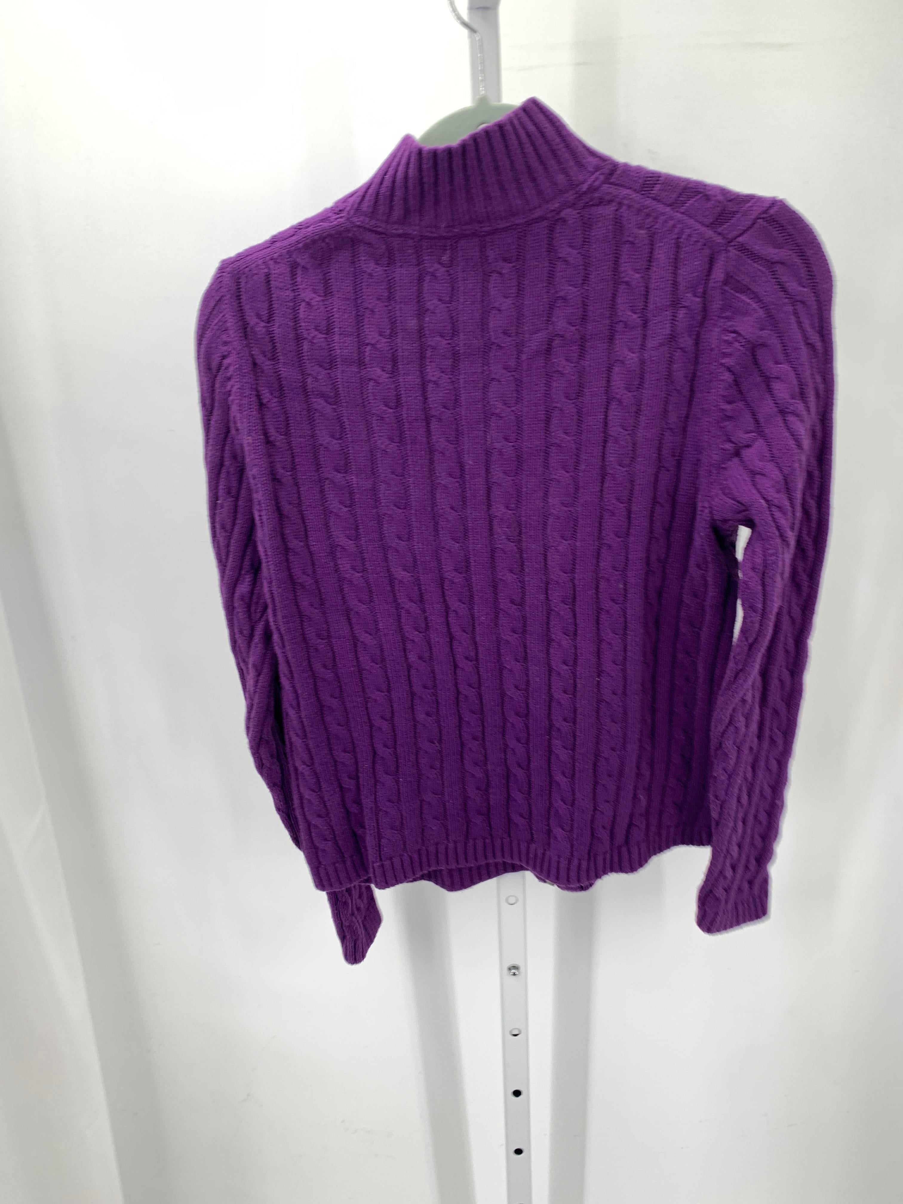 LL Bean Size Small Misses Long Slv Sweater