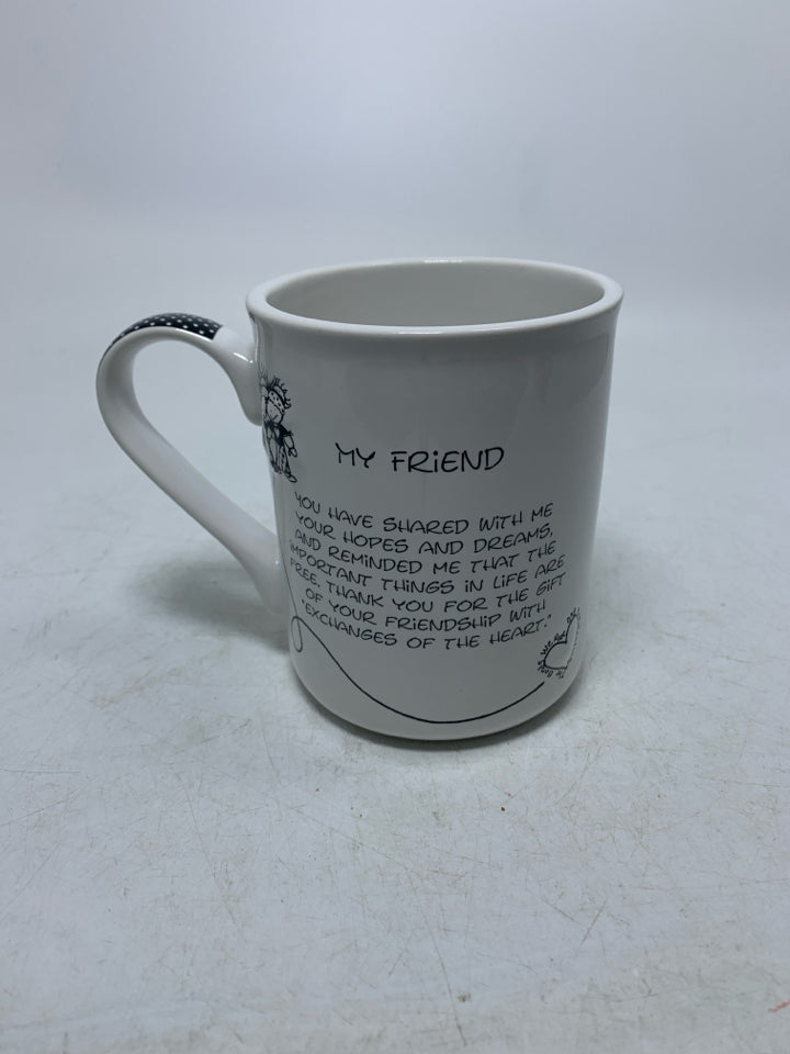 FRIENDSHIP CHILDREN OF INNER LIGHT MUG.