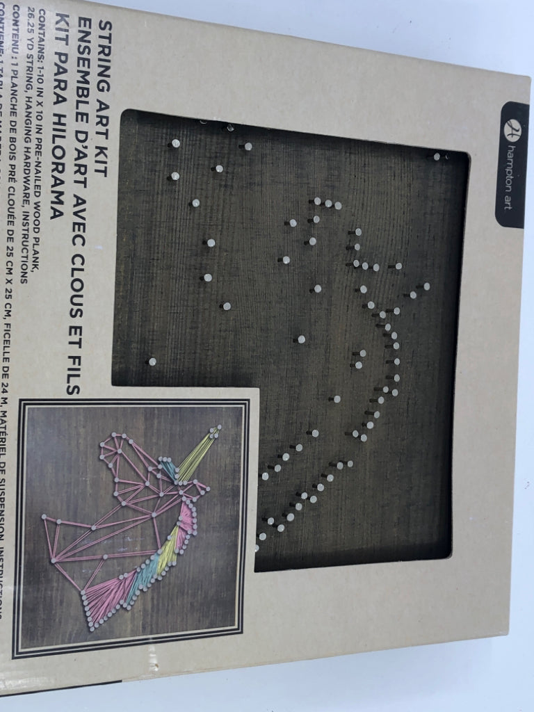 NIB STRING ART, UNICORN.