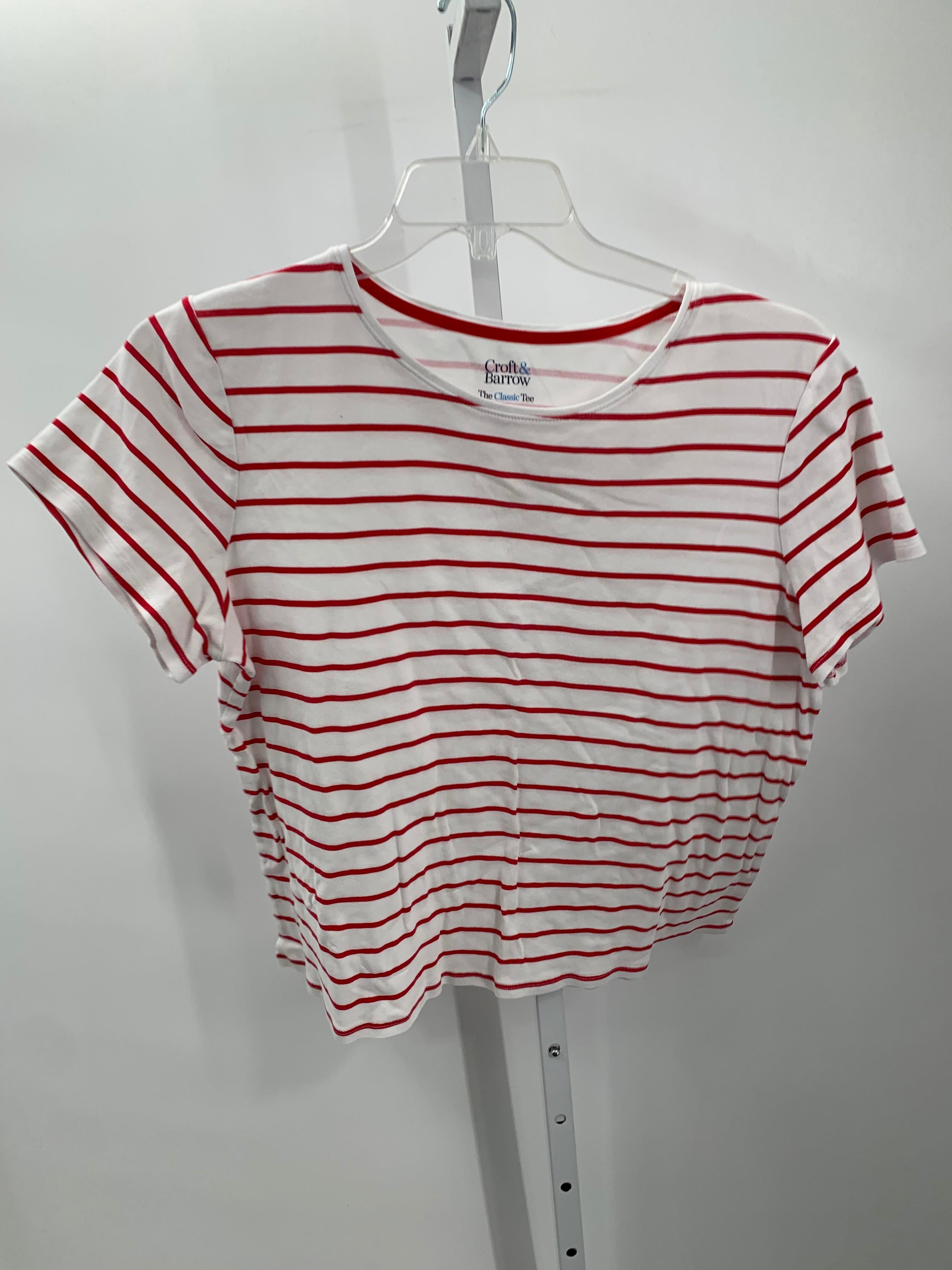 Croft & Barrow Size XXL Misses Short Sleeve Shirt