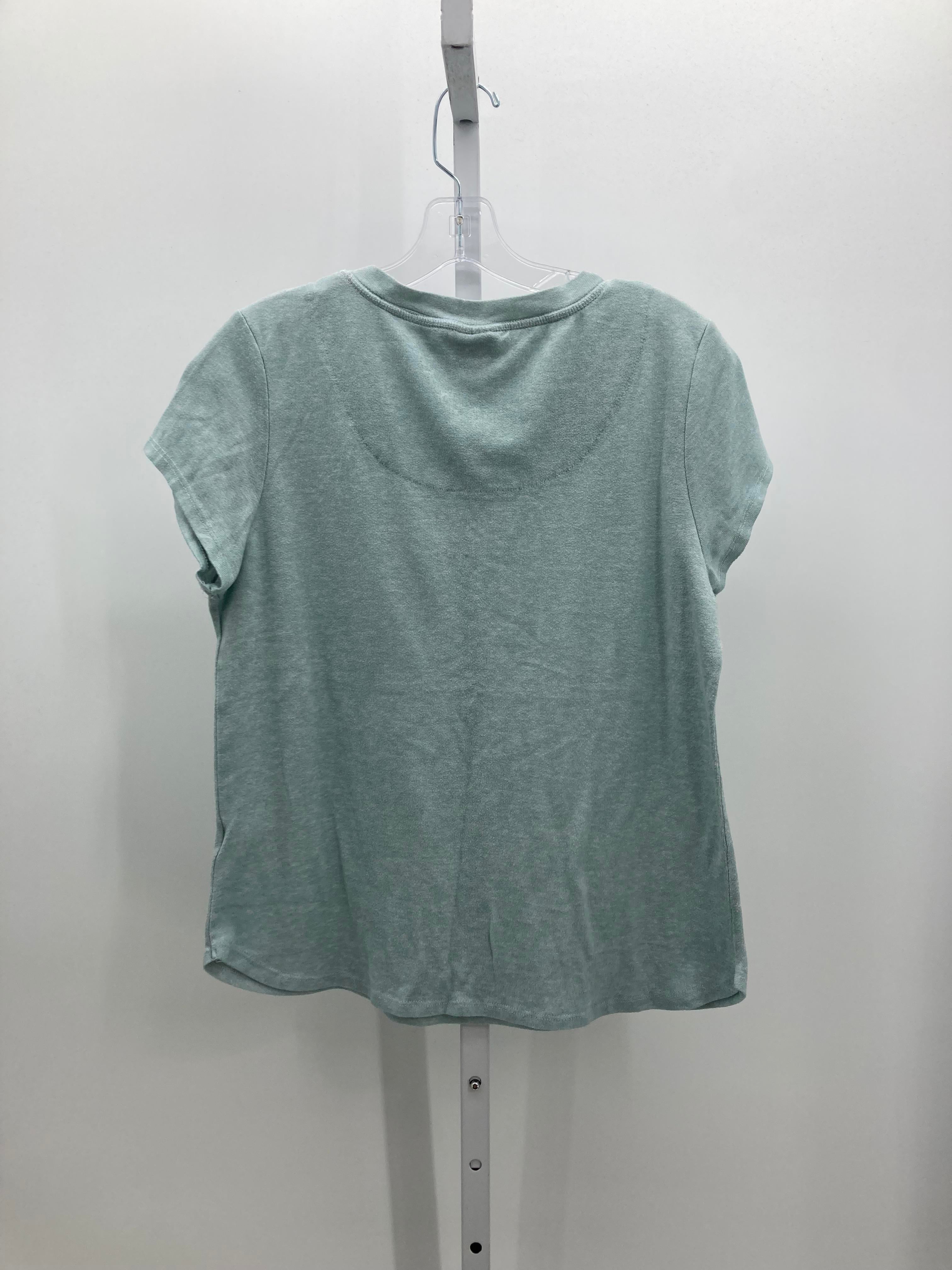 Laura Ashley Size Medium Misses Short Sleeve Shirt