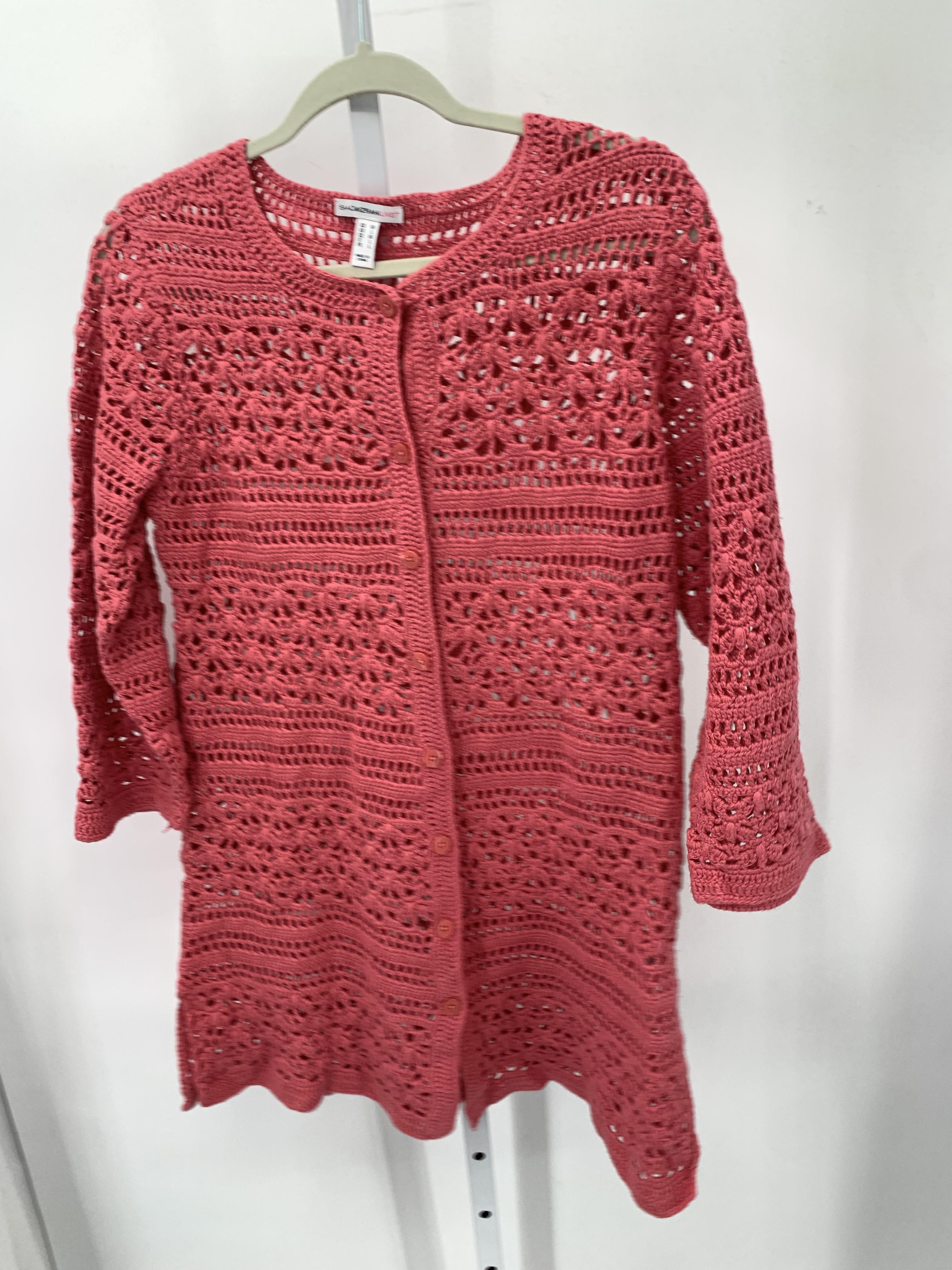 Isaac Mizrahi Size Medium Misses 3/4 Sleeve Sweater