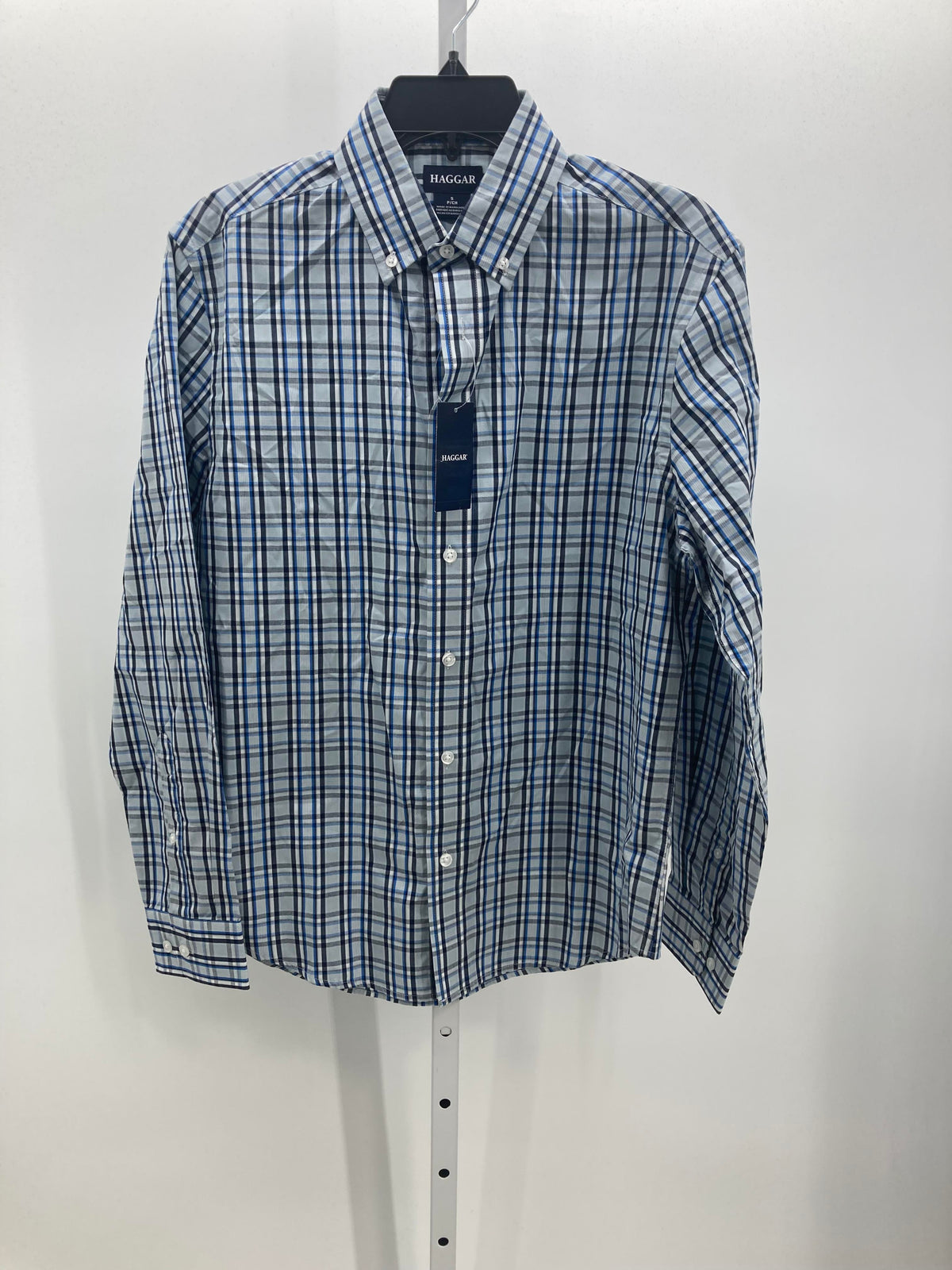 NEW PLAID BTN DOWN
