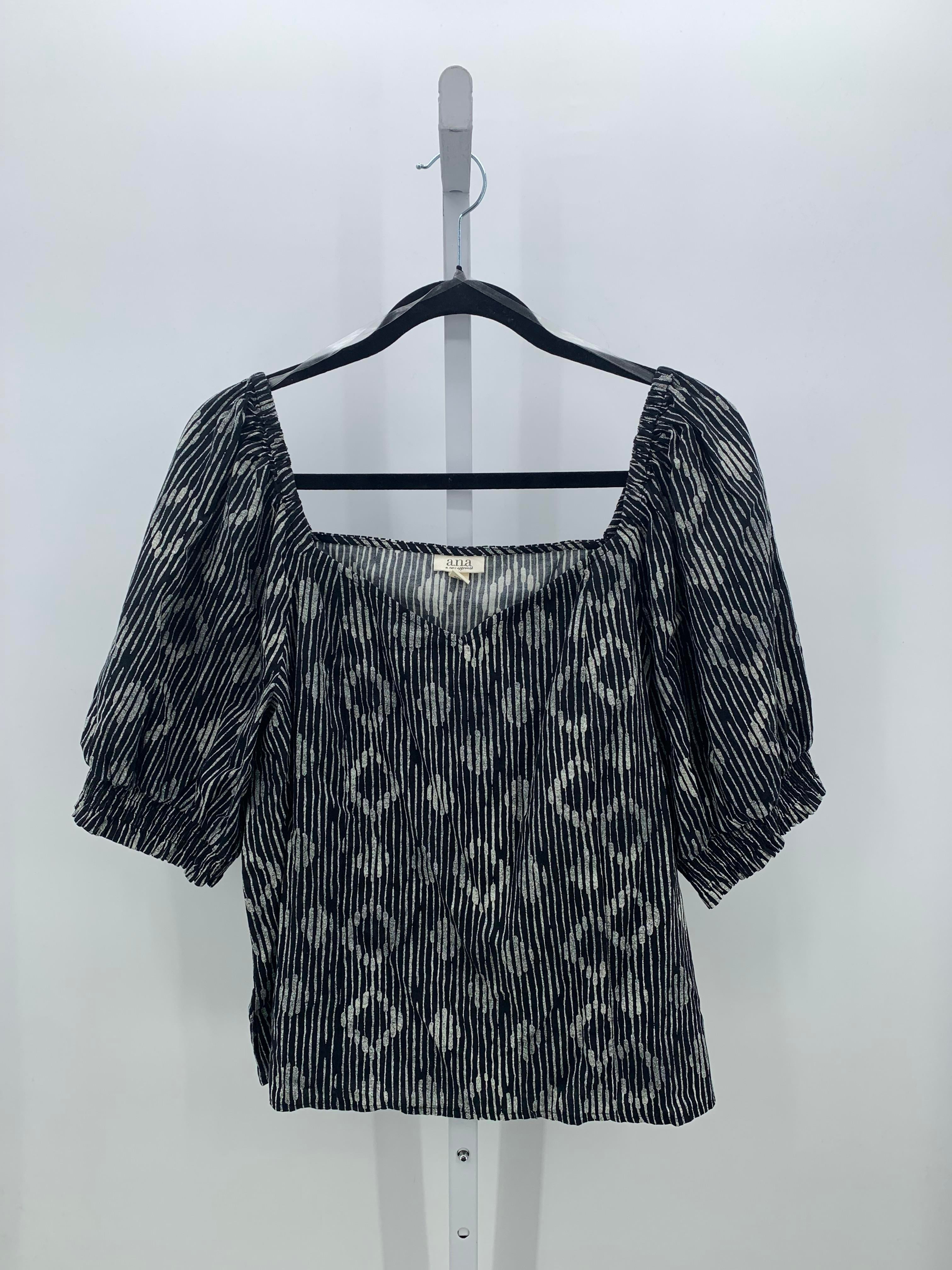 A.N.A. Size Extra Large Misses Short Sleeve Shirt